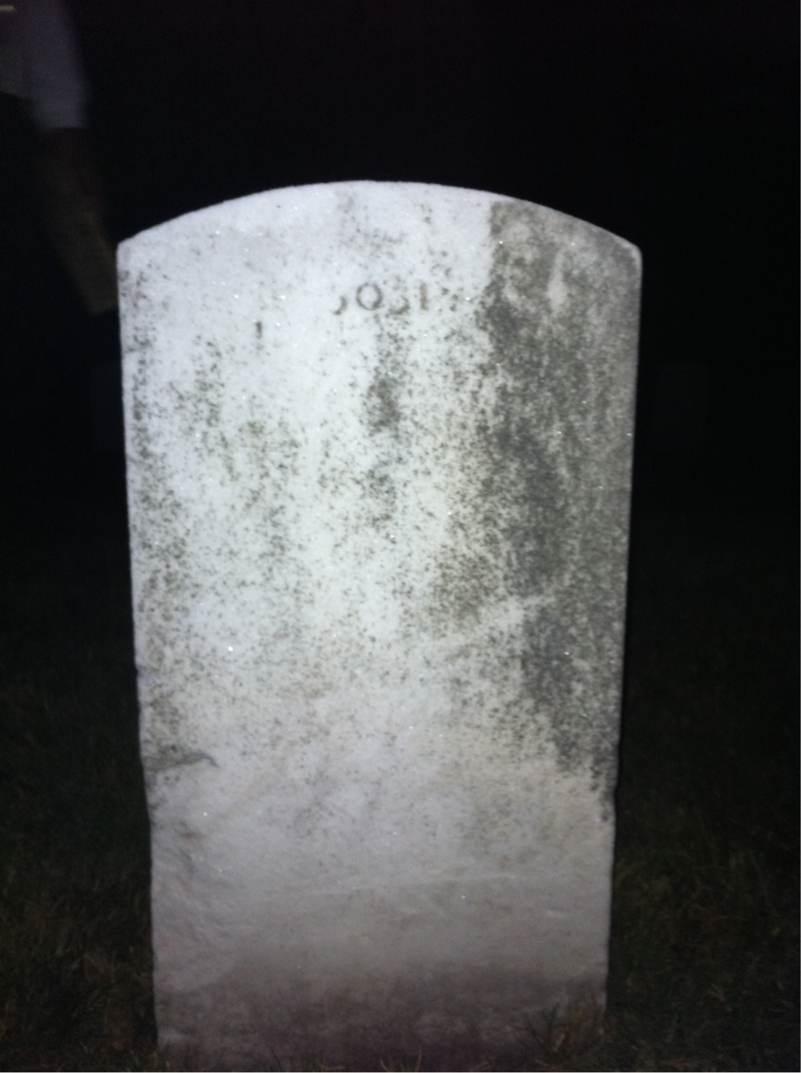 Back of headstone — Eugene Constantin