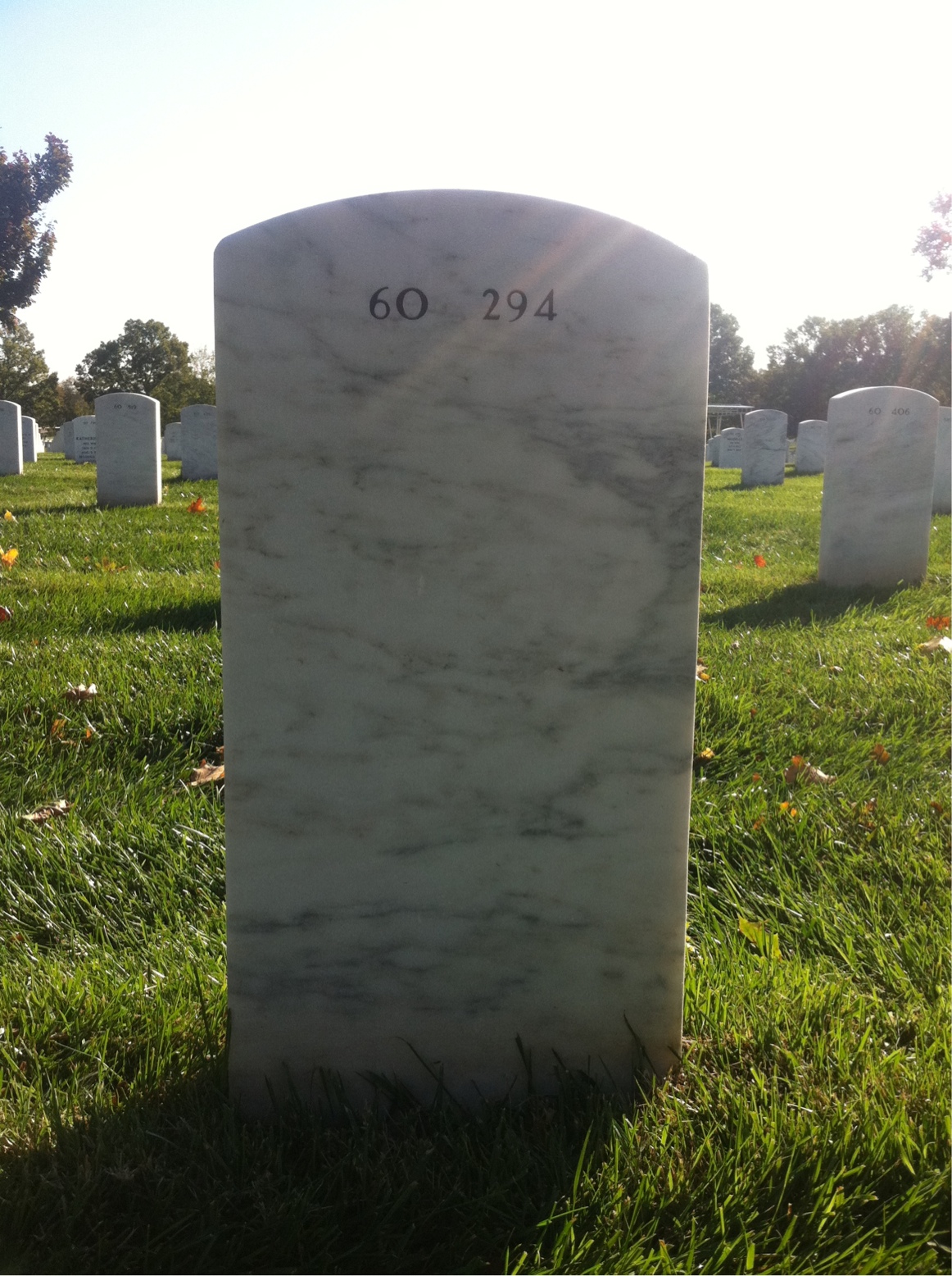 Back of headstone — William Brogdon