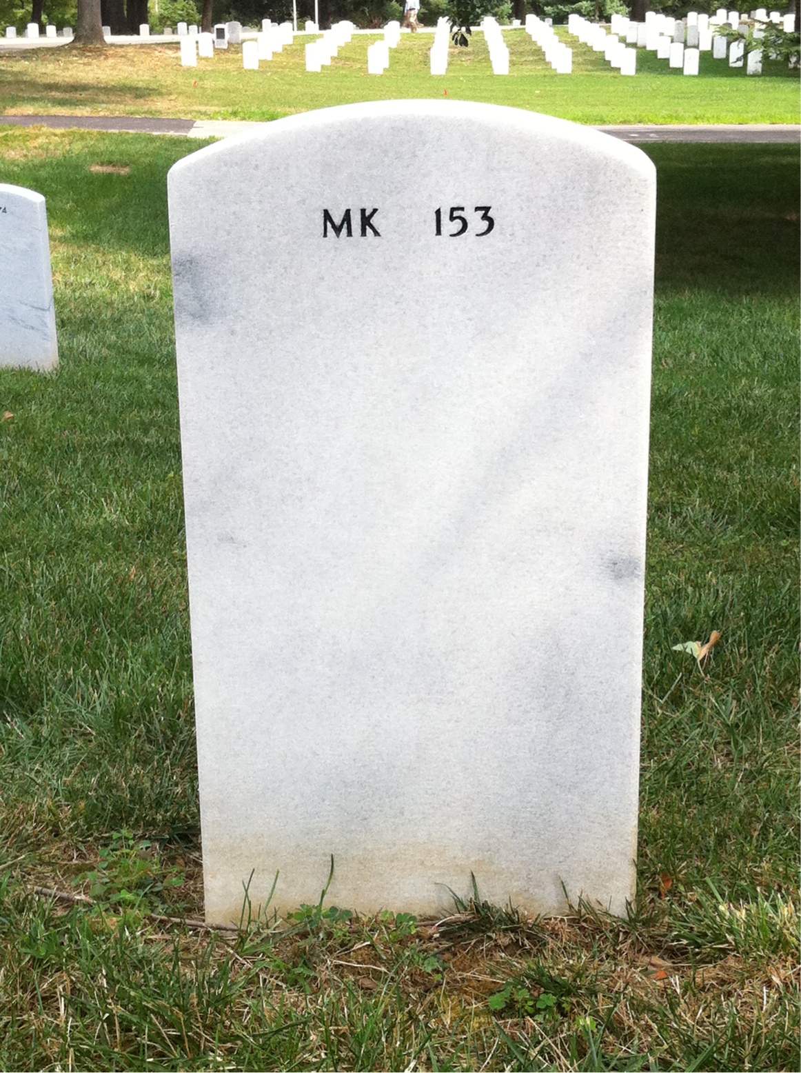 Back of headstone — Henry Serex