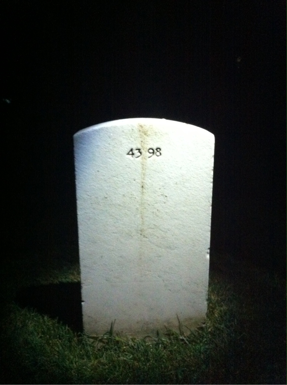 Back of headstone — Adolph Breitkreutz