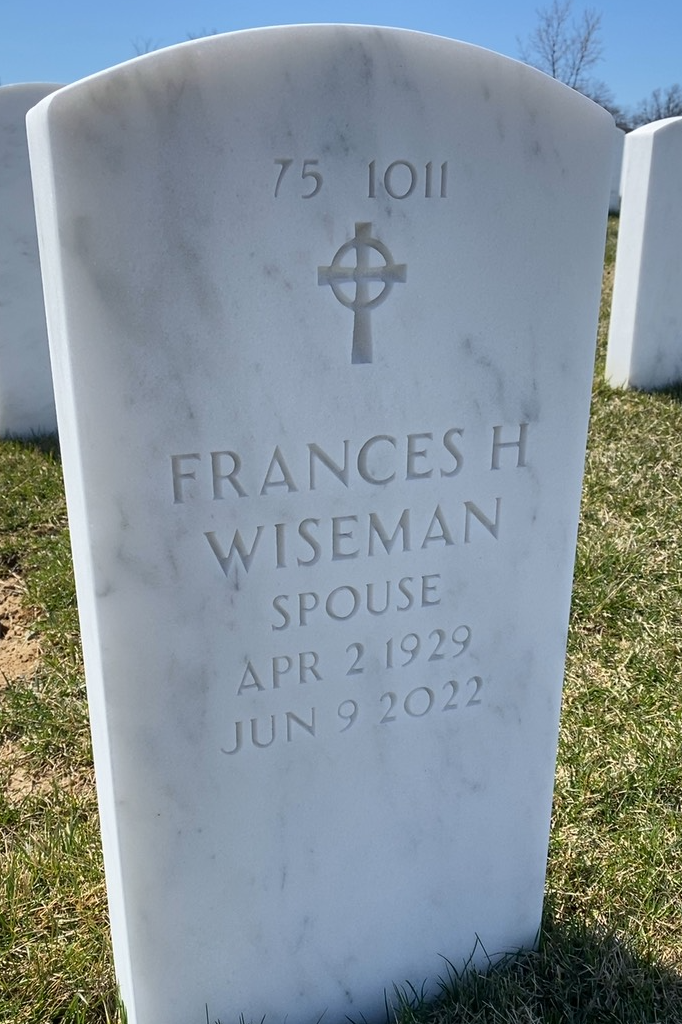 Back of headstone — Walter W Wray