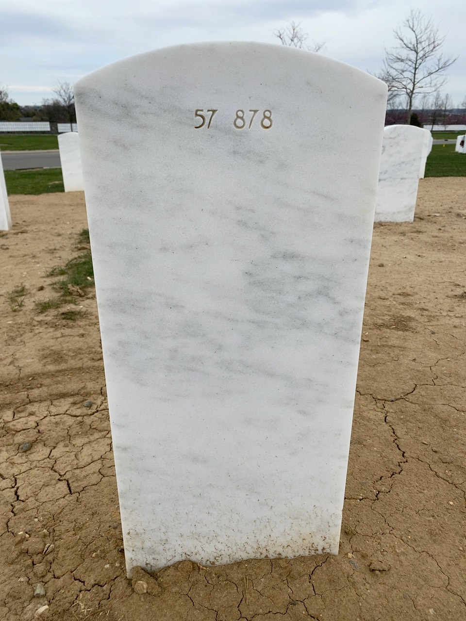 Back of headstone — Thomas Paul Spriesterbach
