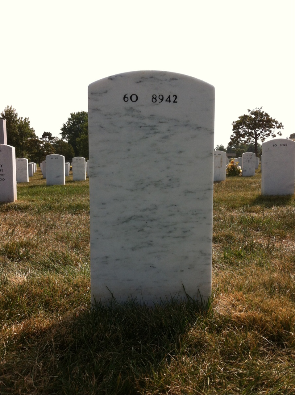 Back of headstone — Talmadge Gilley