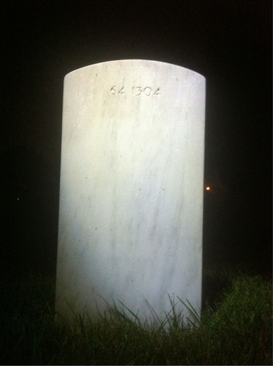 Back of headstone — Tipton Mott-Smith