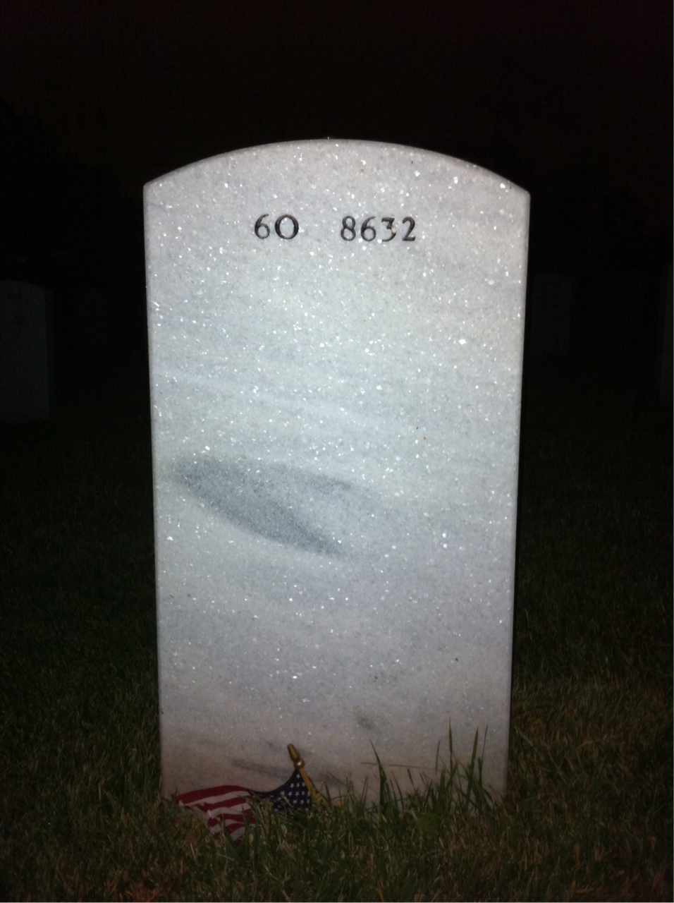 Back of headstone — Joseph Anzack