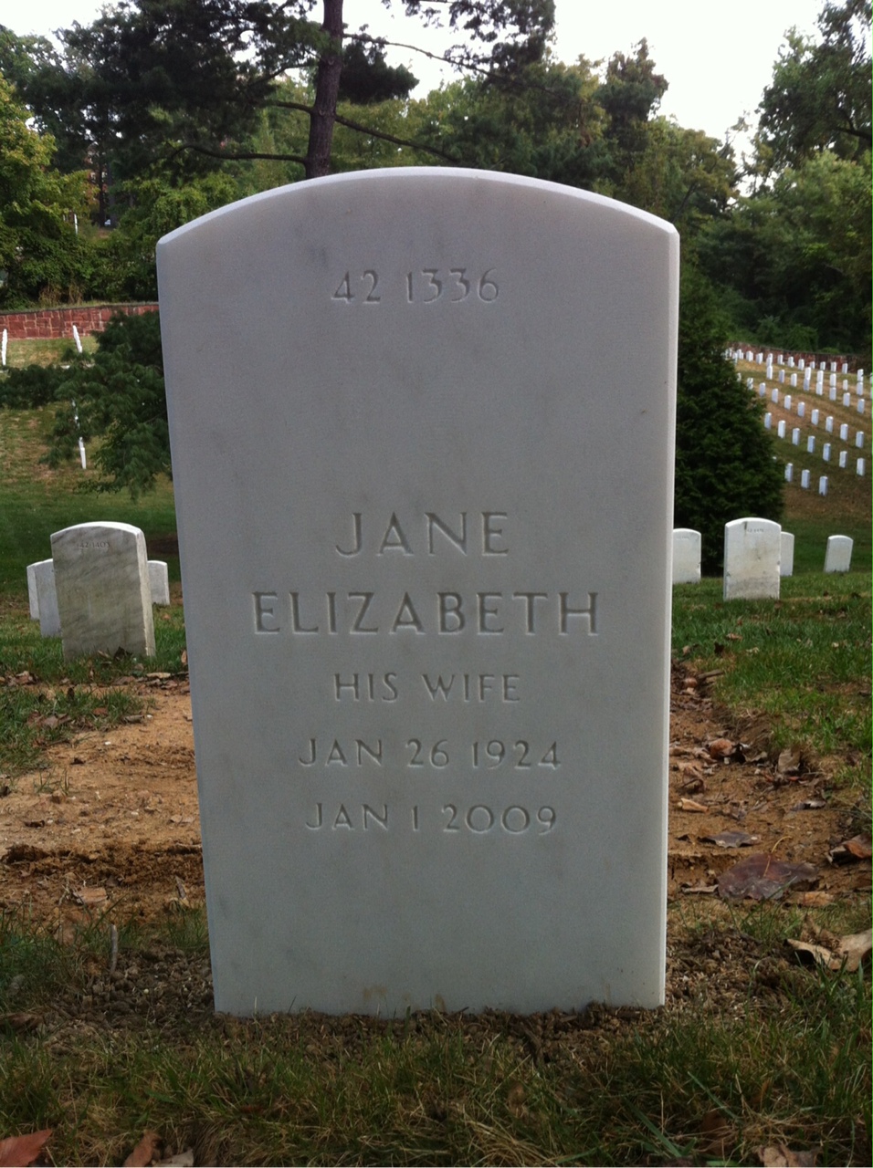 Back of headstone — Michael Rowan