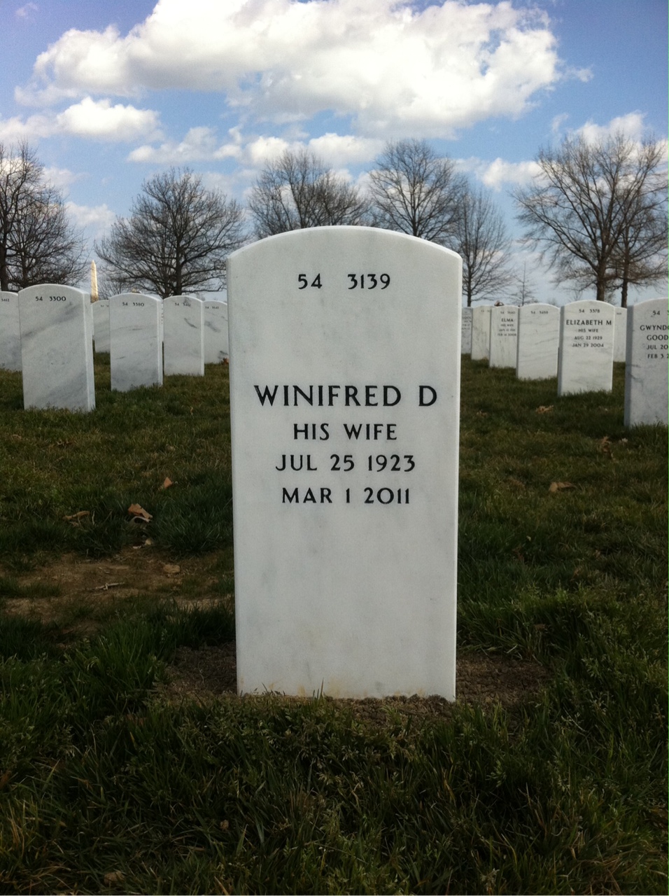 Back of headstone — Robert Keefer