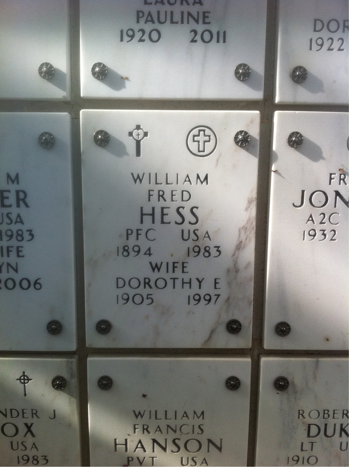 William R Hess