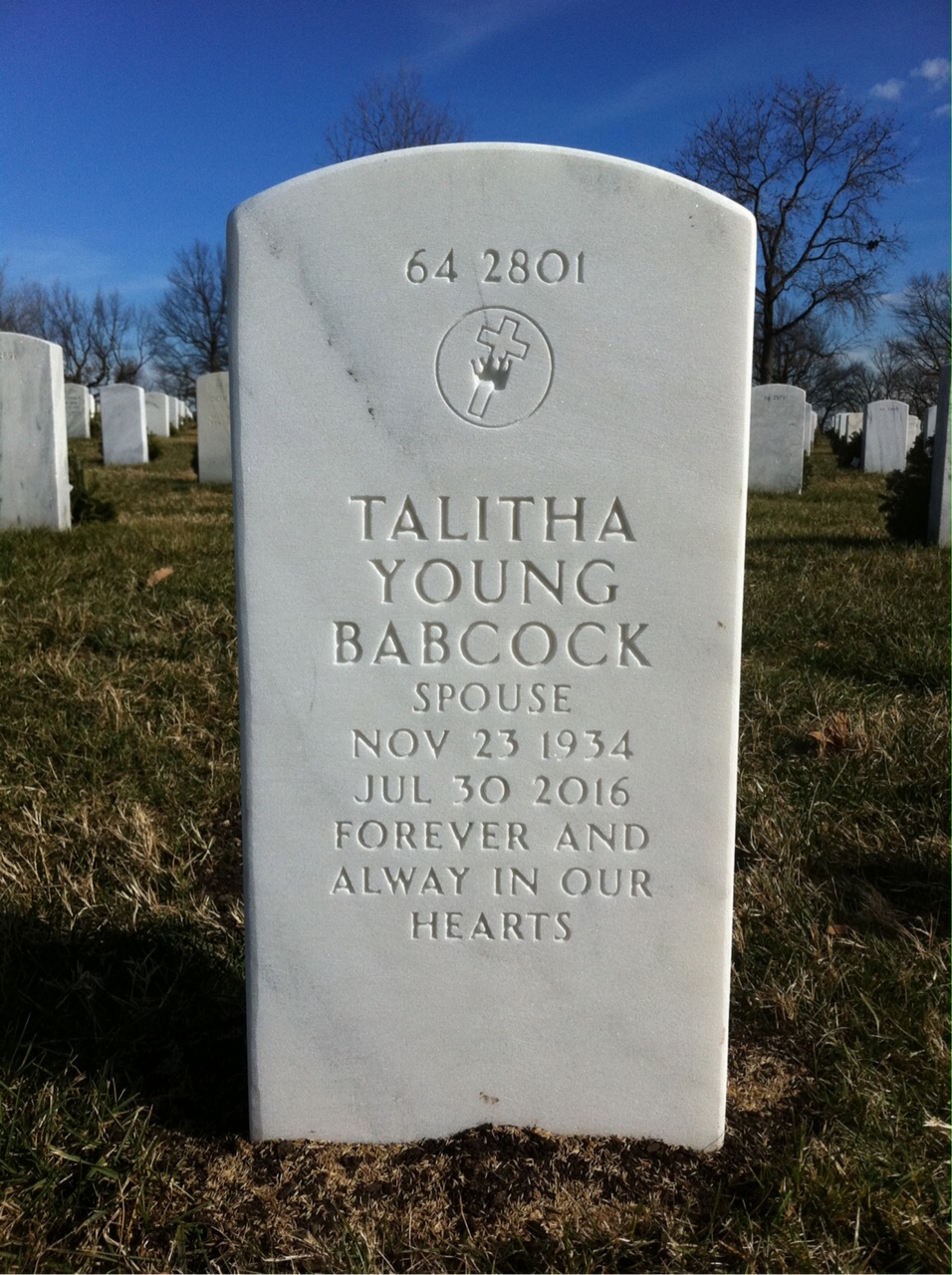 Back of headstone — John Quinn