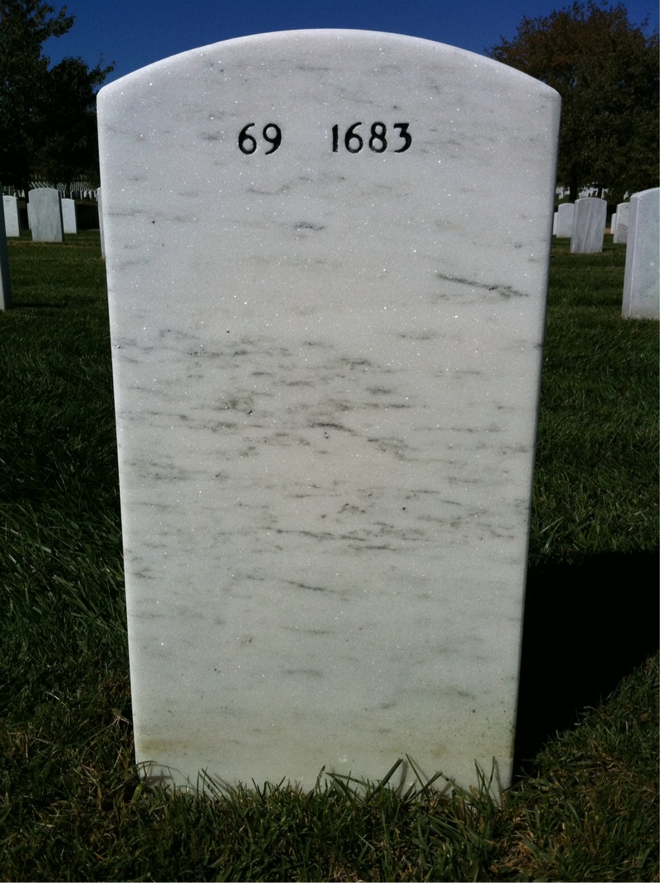 Back of headstone — Charles Barbour