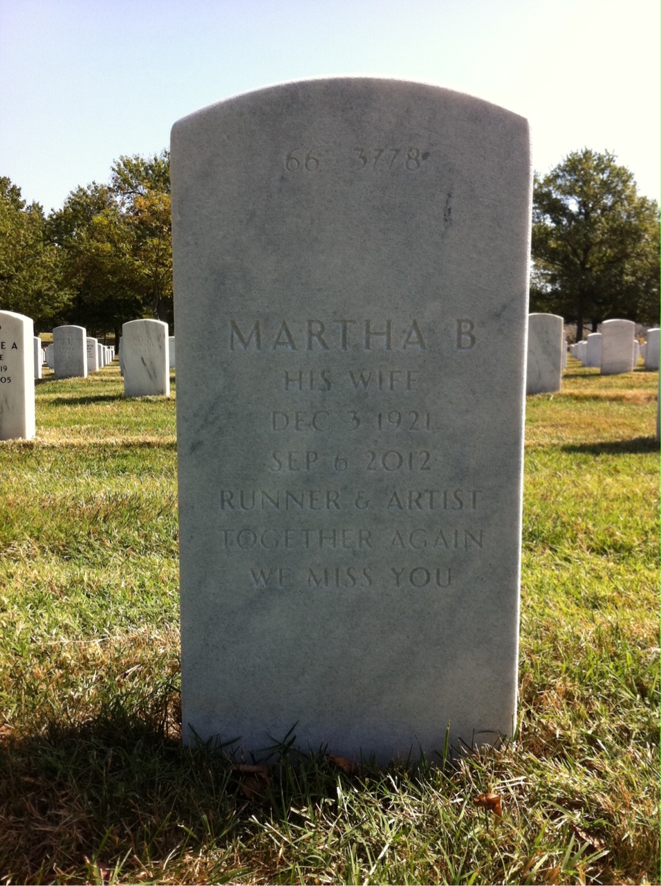 Back of headstone — Franklin Heasley