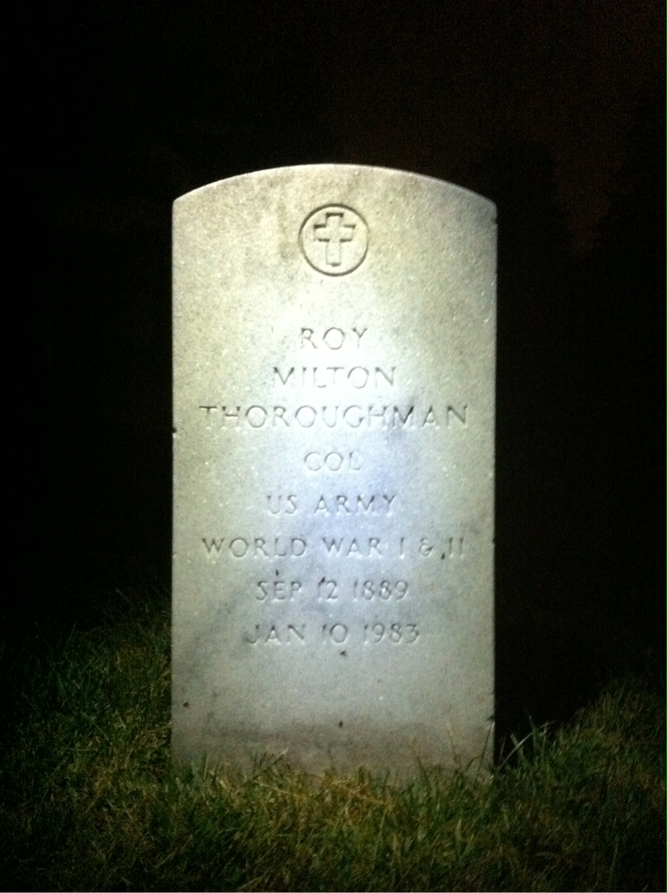 Roy M Thoroughman
