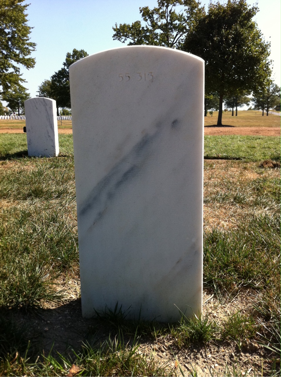Back of headstone — Thomas Conroy