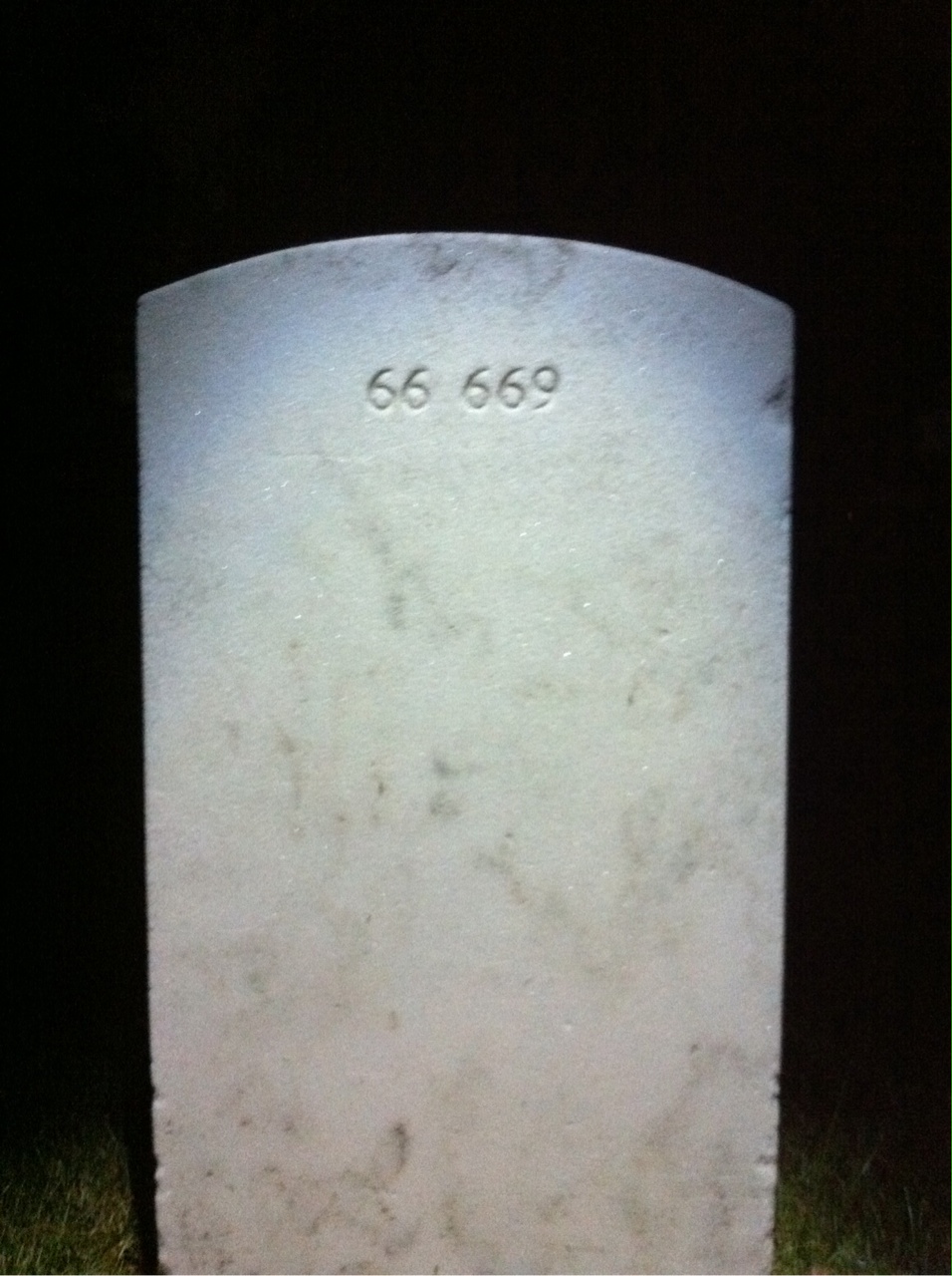 Back of headstone — Thomas George Frost