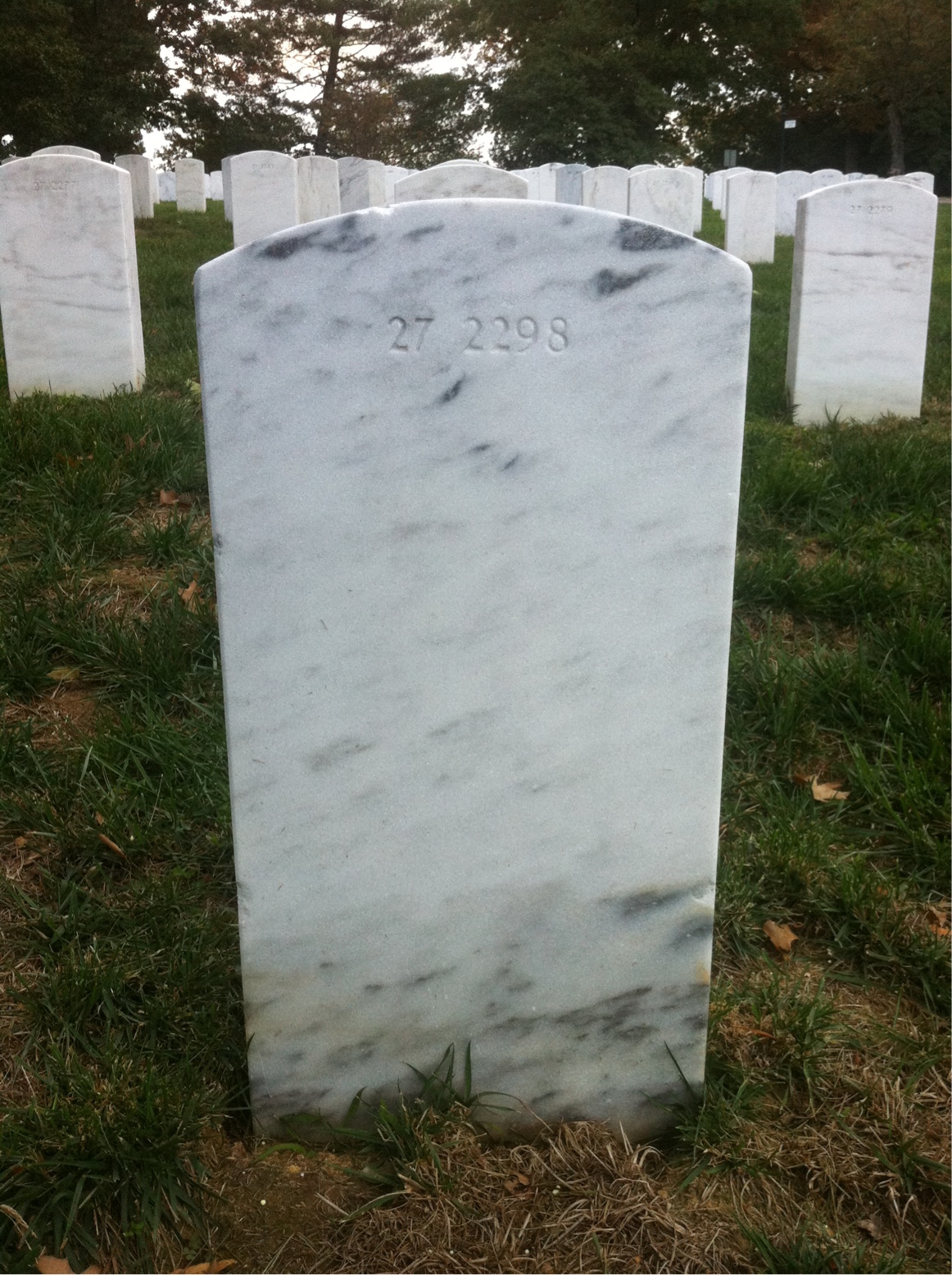 Back of headstone — Matilda Bailey