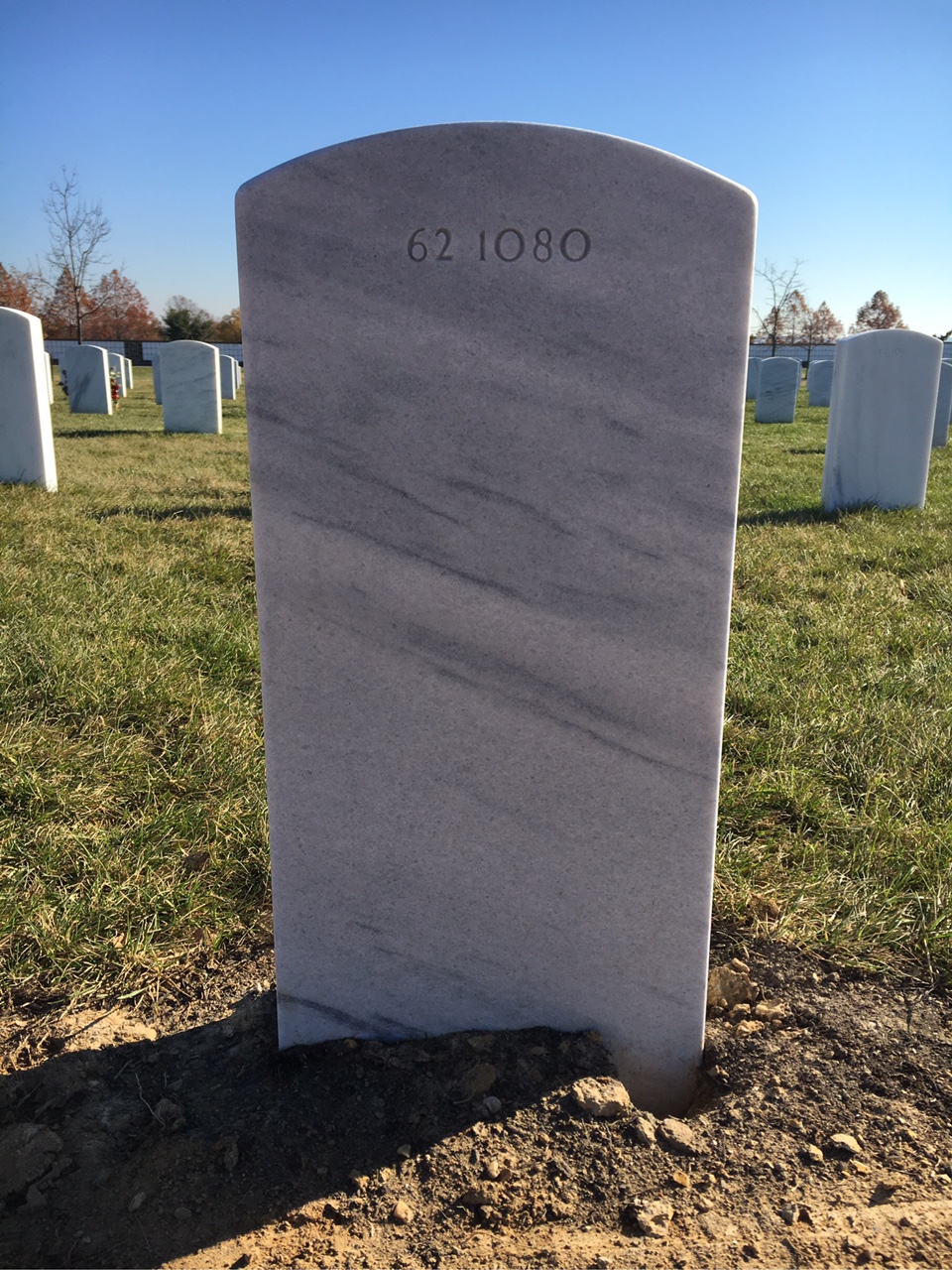 Back of headstone — Lawrence Anderson