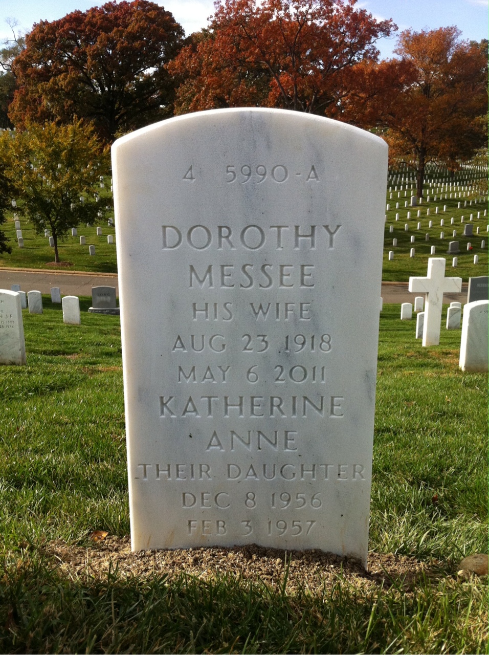 Back of headstone — Charles Benyunes