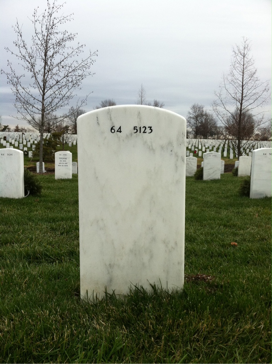 Back of headstone — Melville Aston