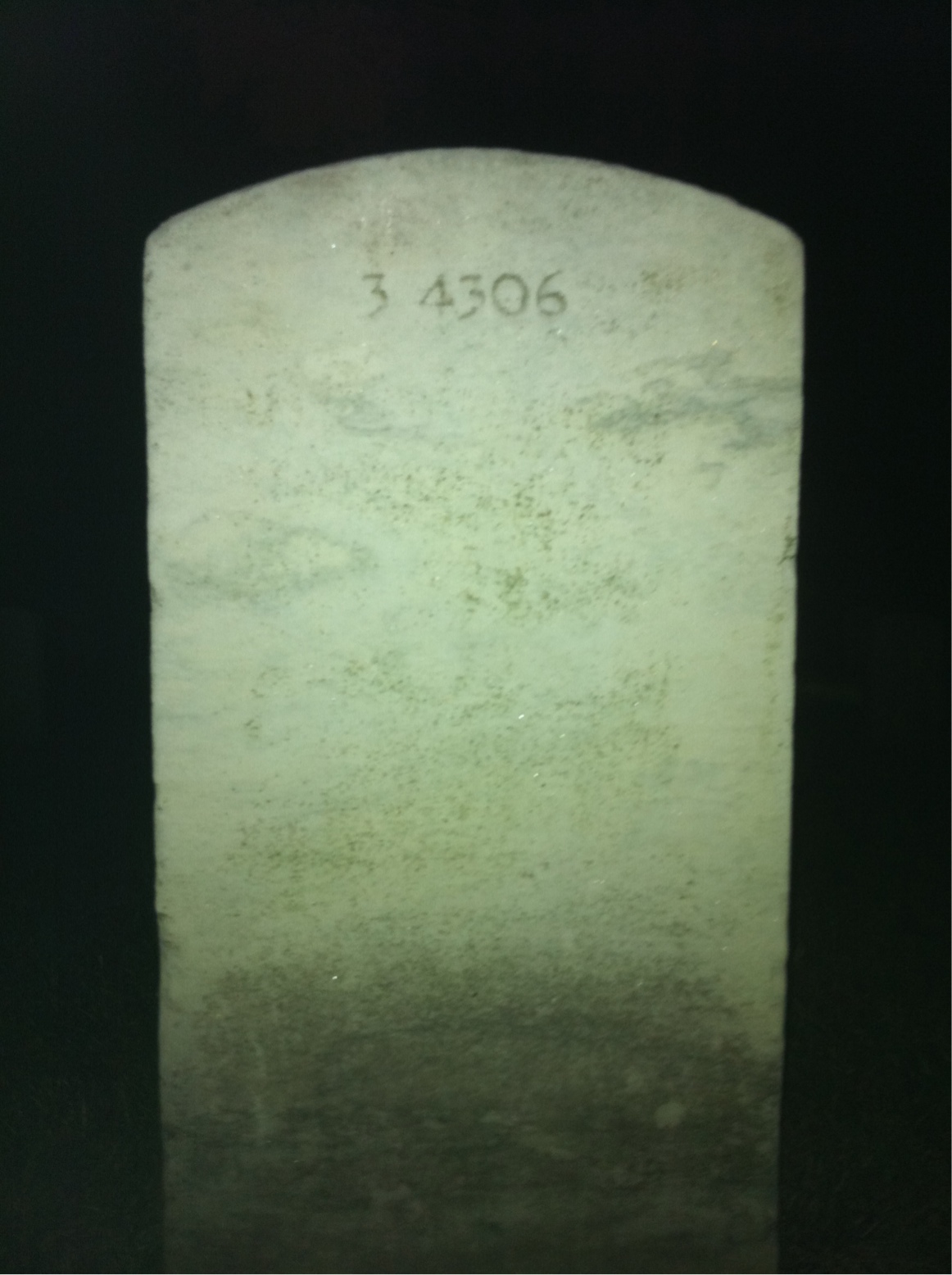 Back of headstone — Deforrest Ballou