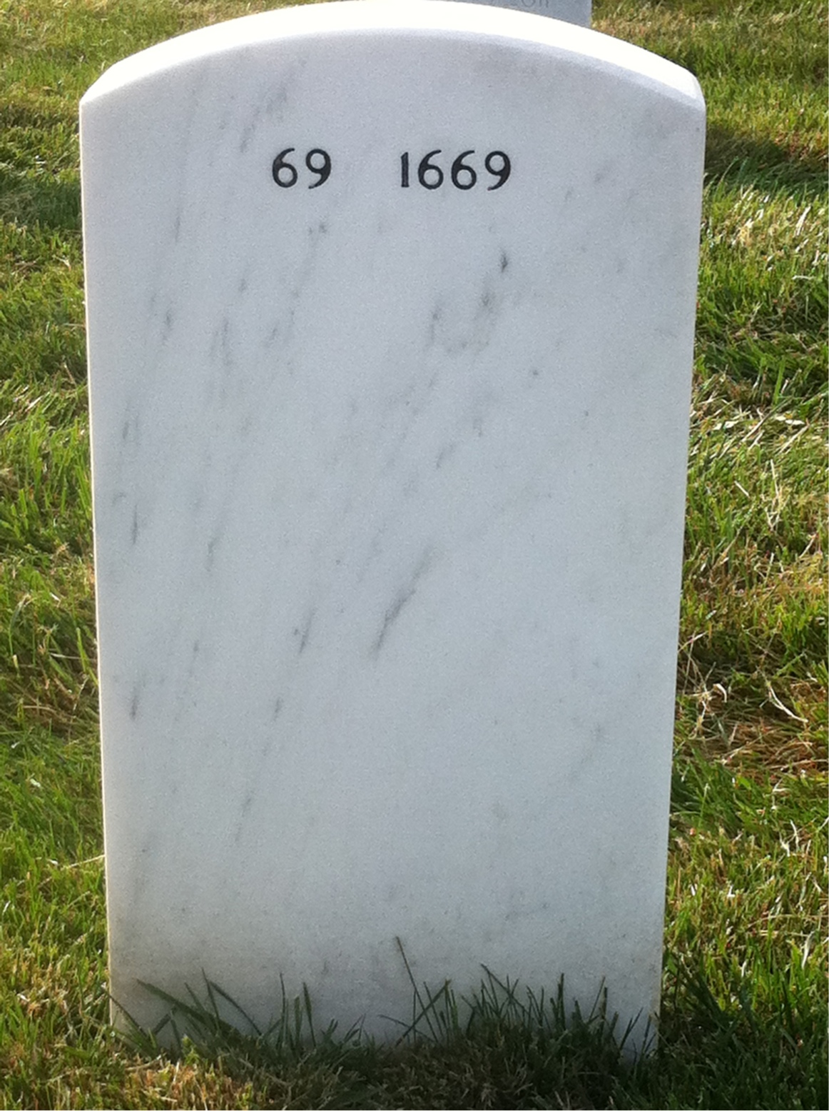 Back of headstone — Peter Bozzo