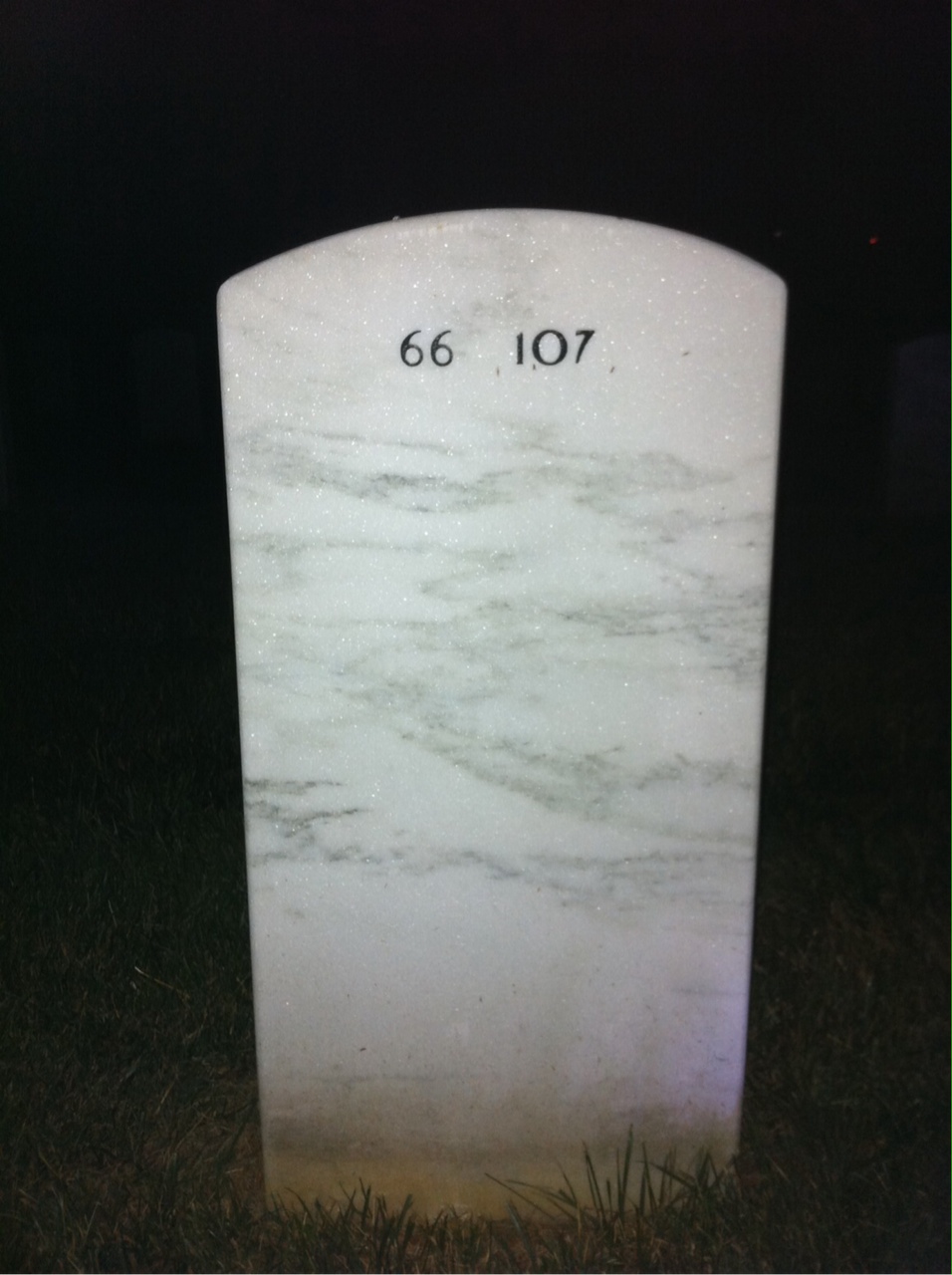 Back of headstone — Herman Freid