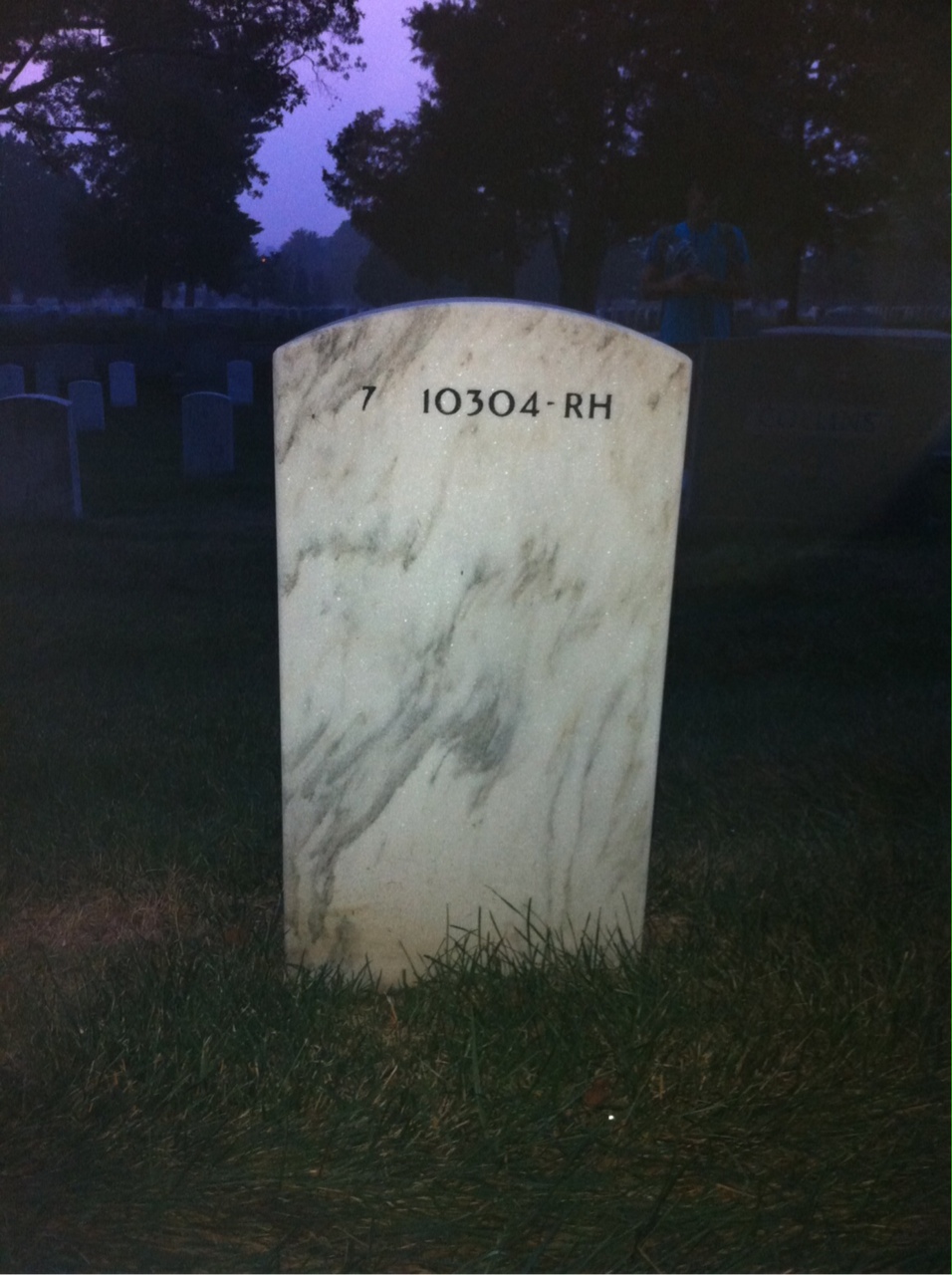 Back of headstone — Samuel Mills