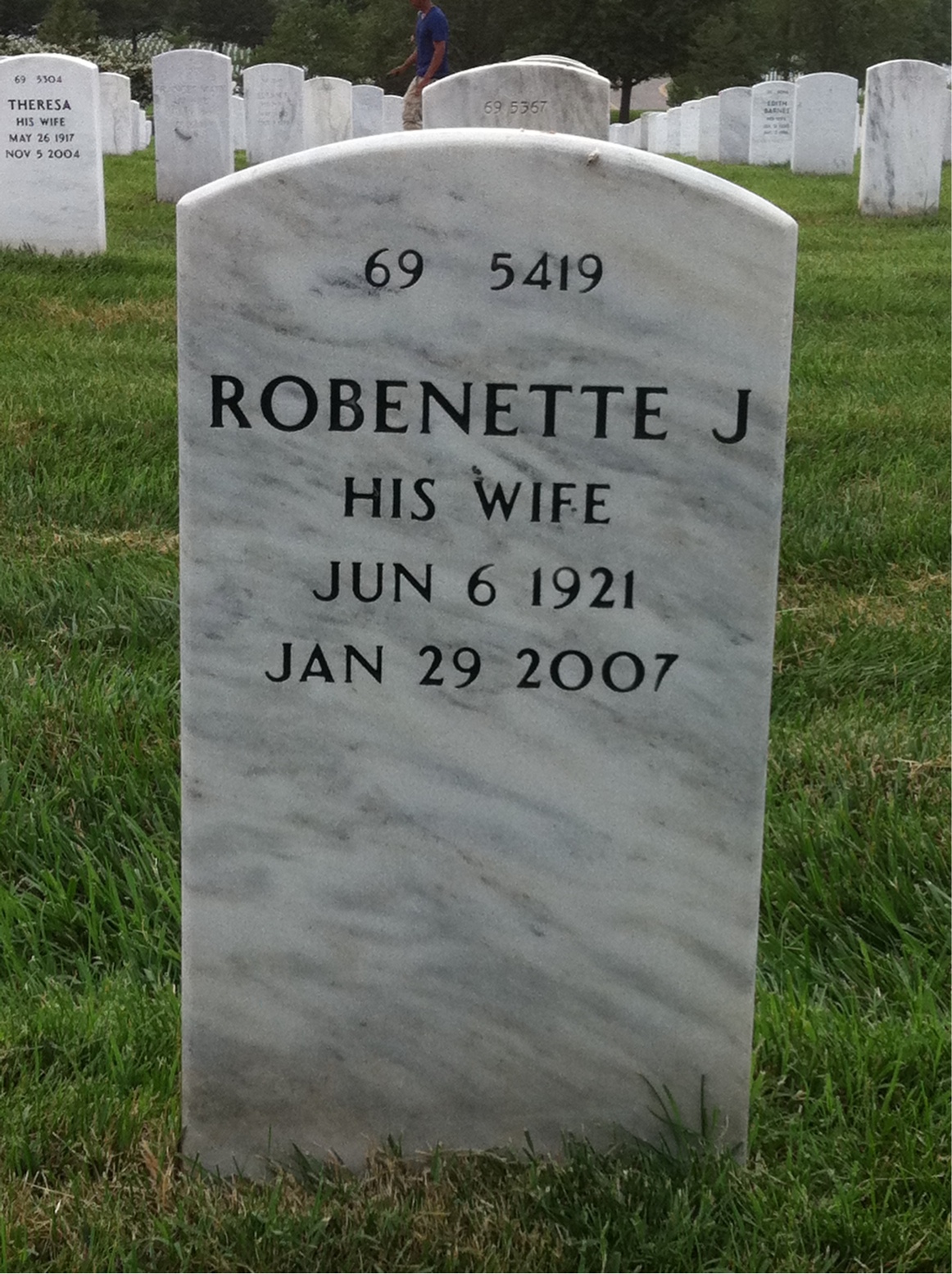 Back of headstone — William Smith