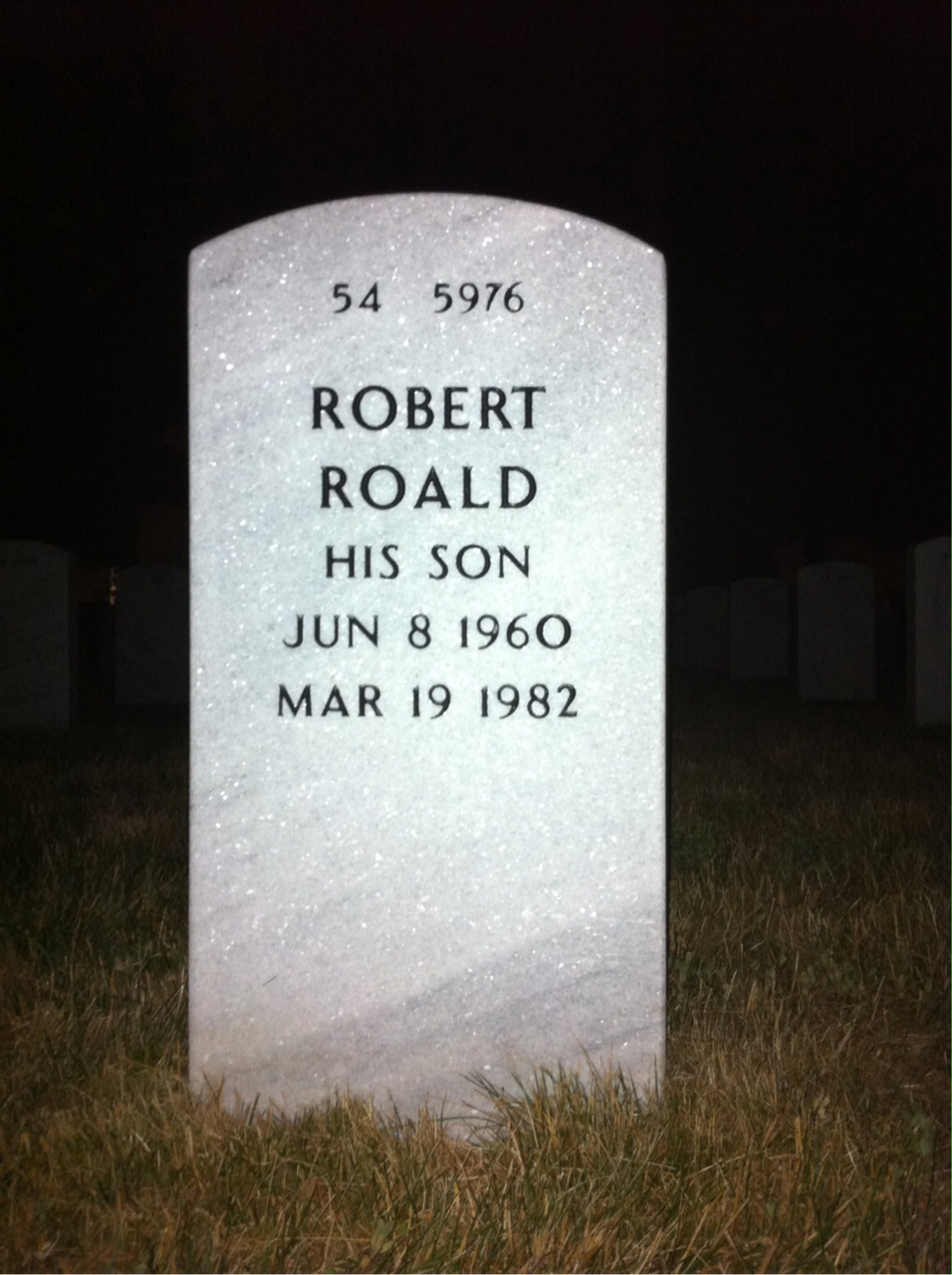 Back of headstone — Edward Remington