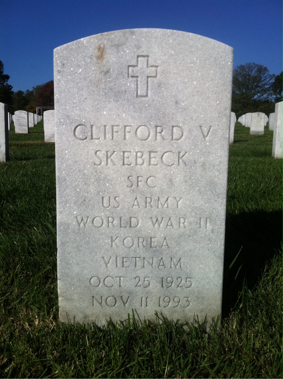 Clifford V Skebeck