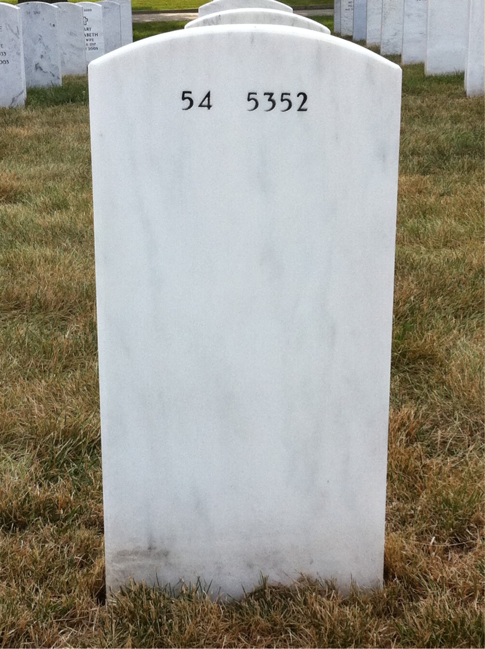 Back of headstone — Charles Mcneill