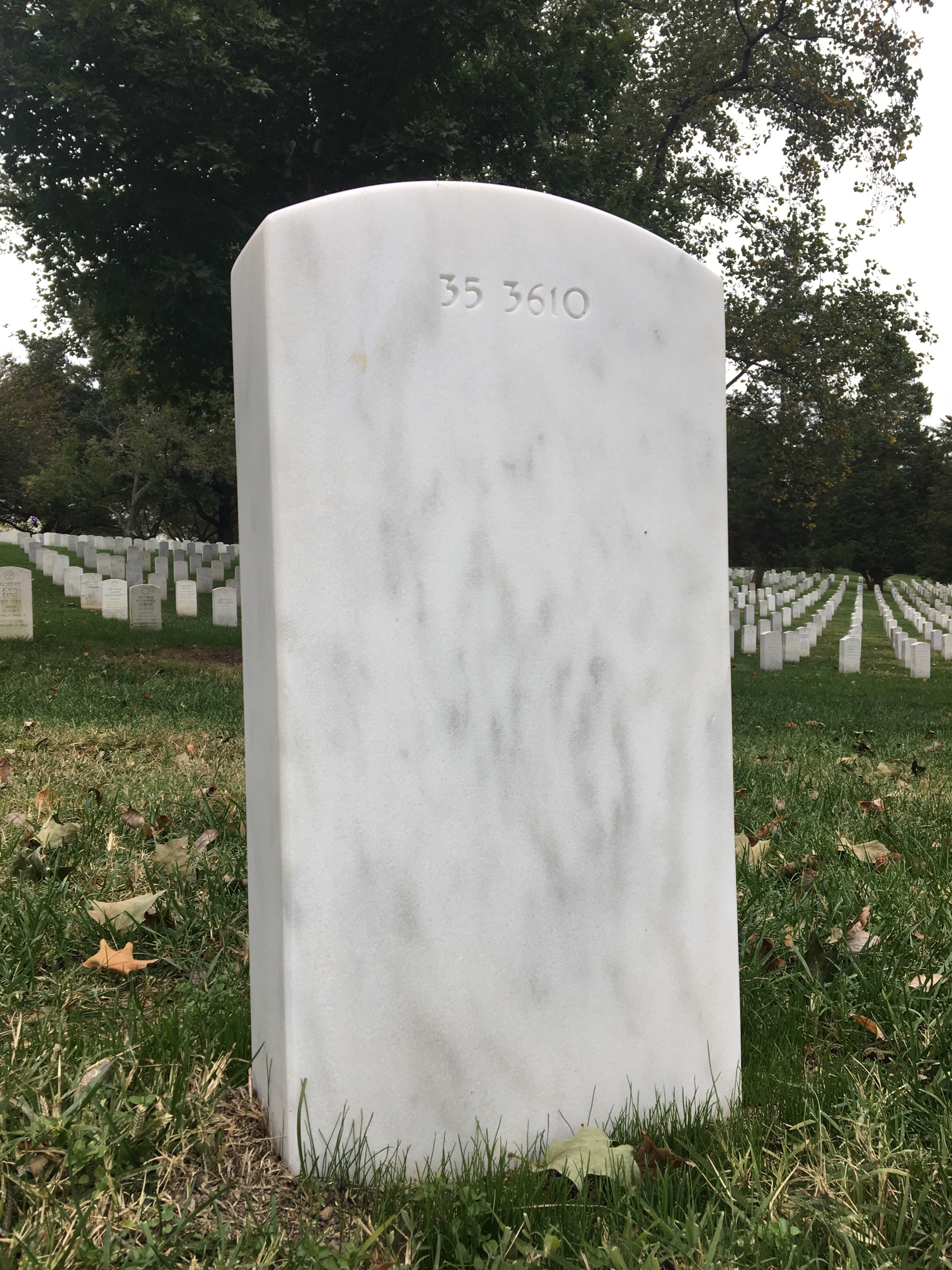 Back of headstone — Thomas Wilbur Otto