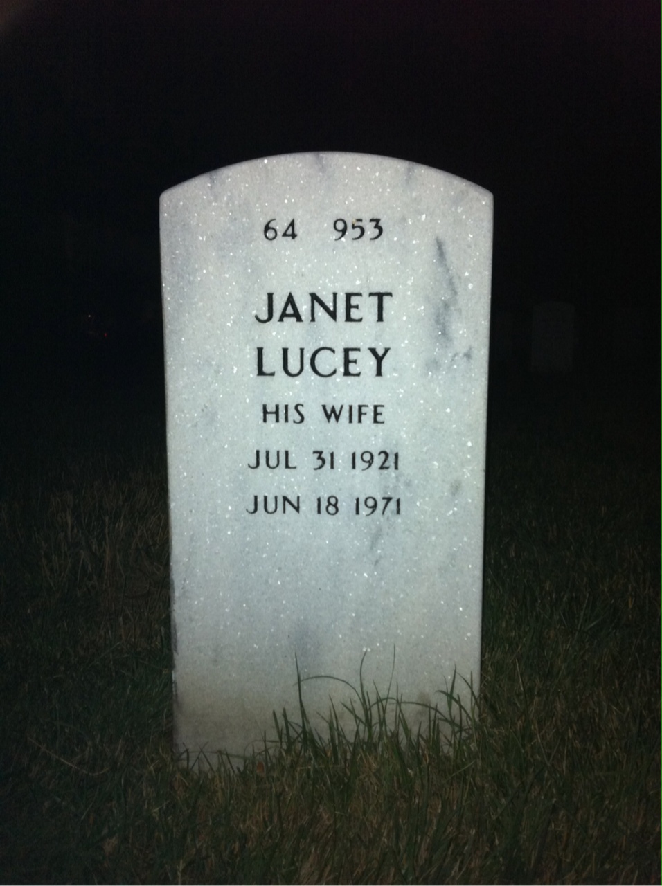Back of headstone — Peter Moody