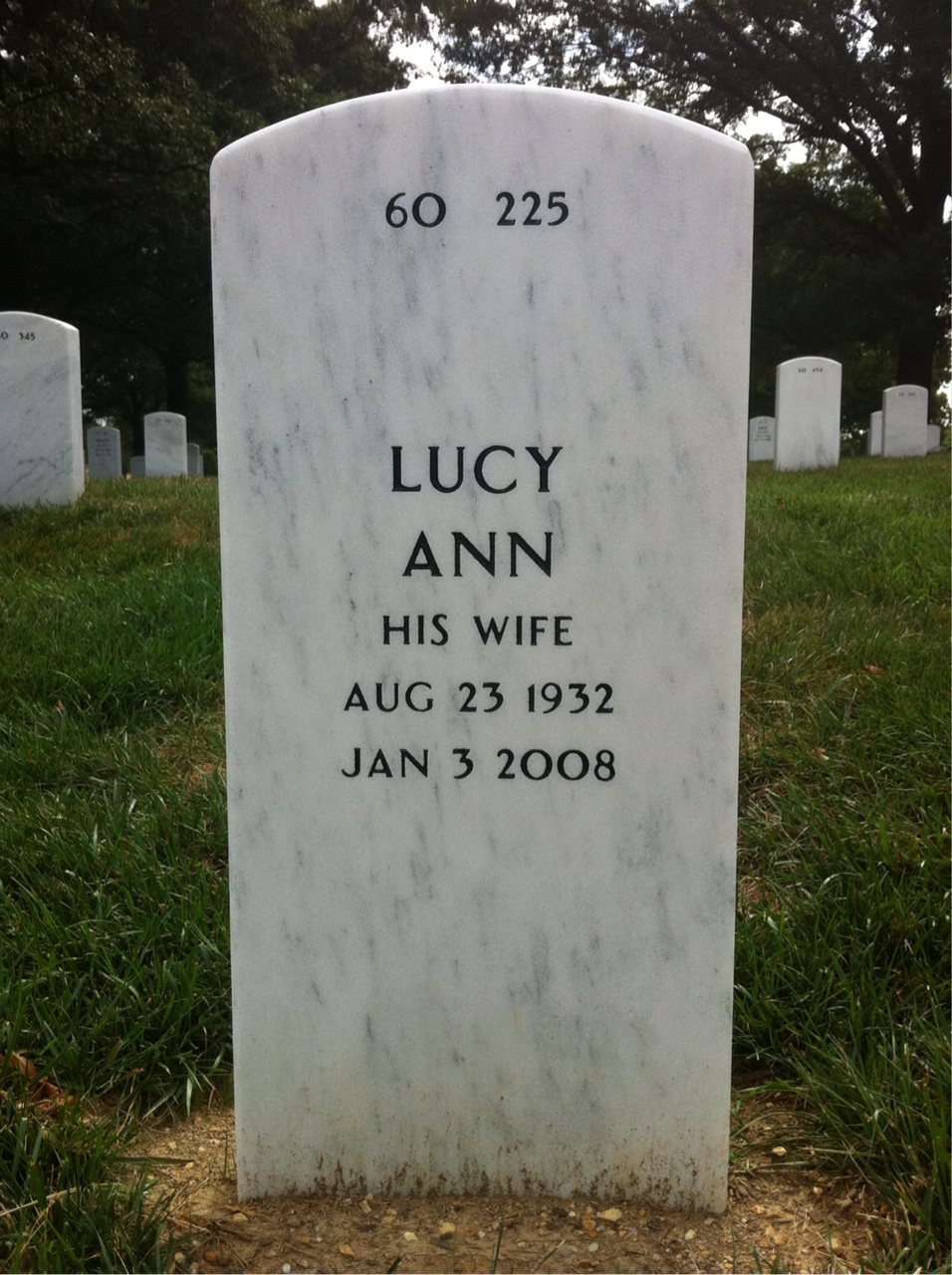 Back of headstone — Stephen Hostettler