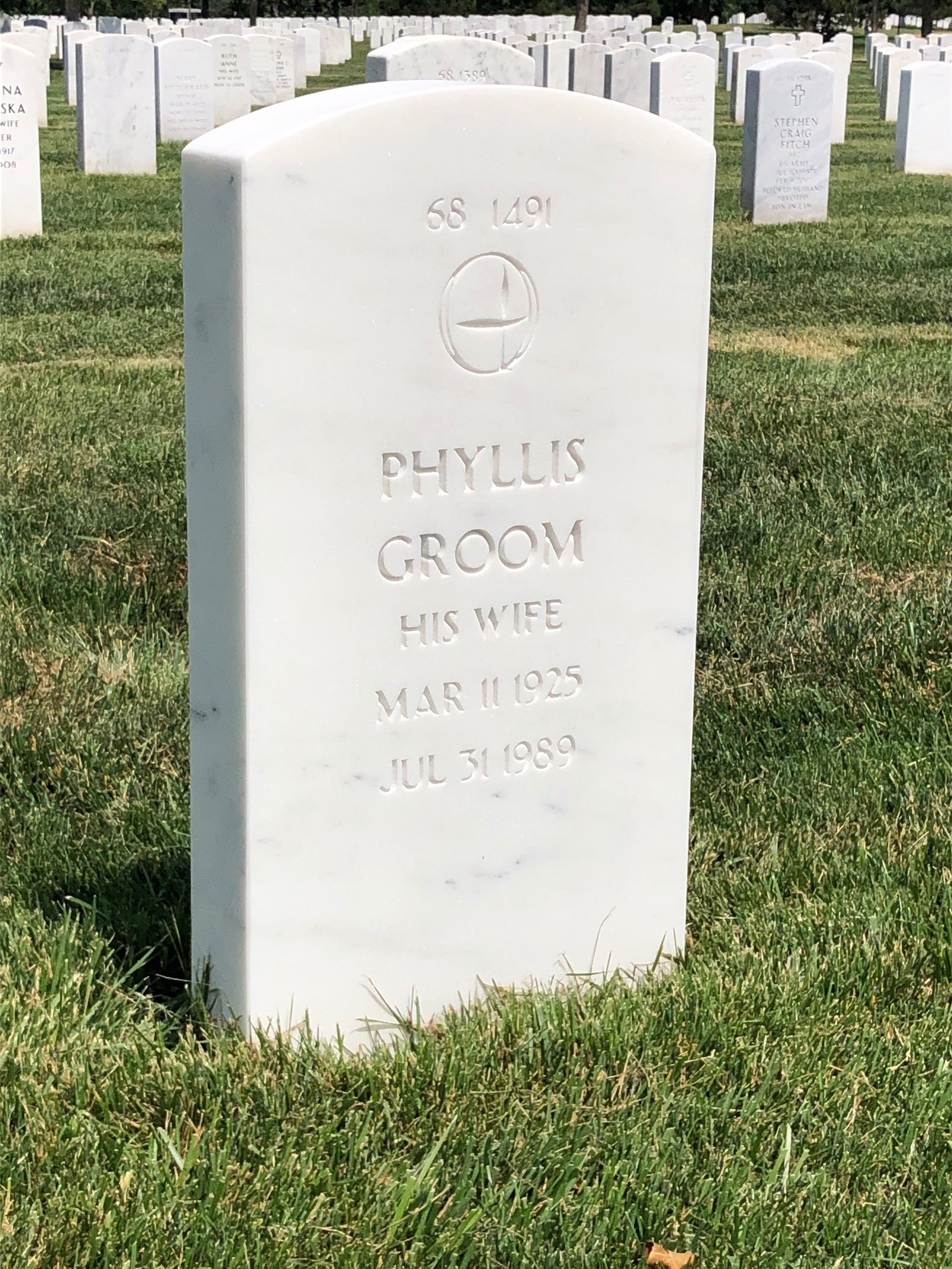 Back of headstone — John Mccreary