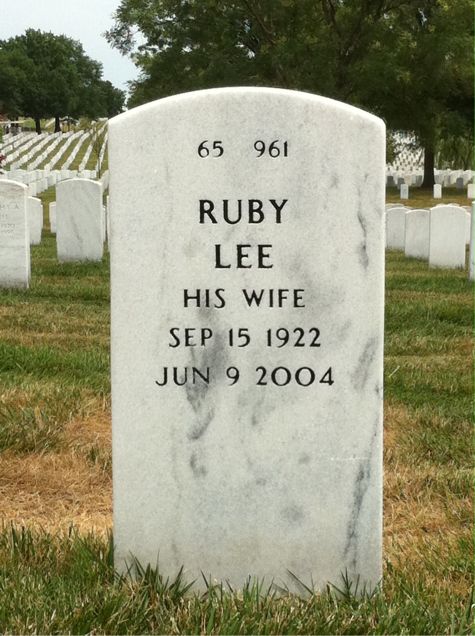Back of headstone — Carter Edmonds