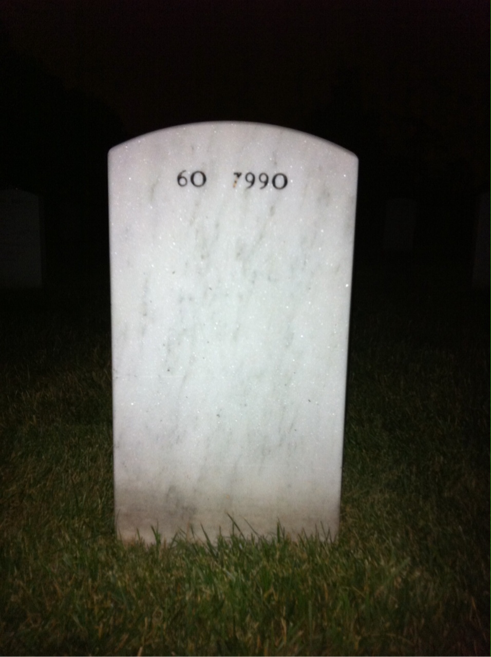 Back of headstone — Daniel Eggers
