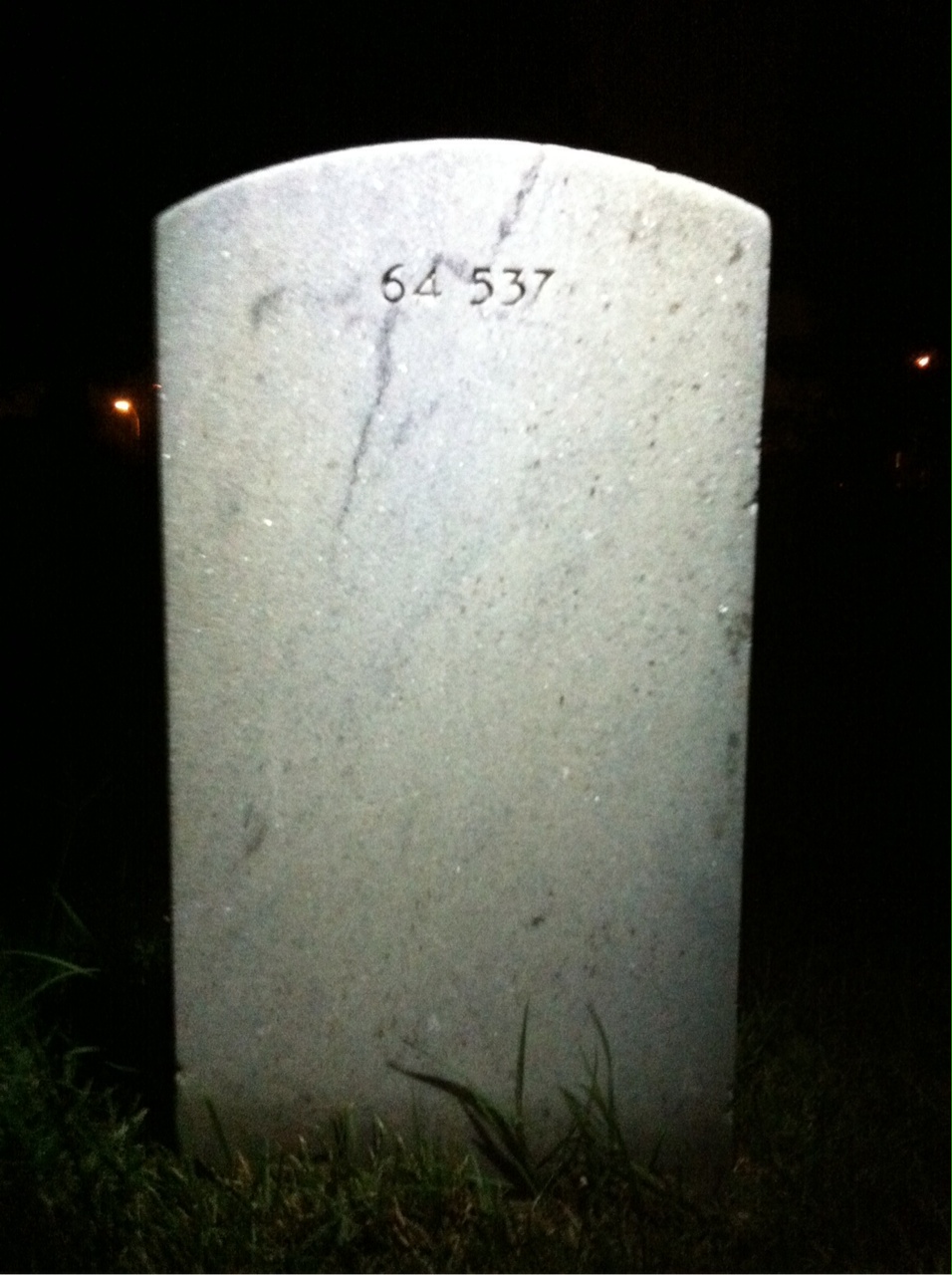 Back of headstone — Raymond Bennett