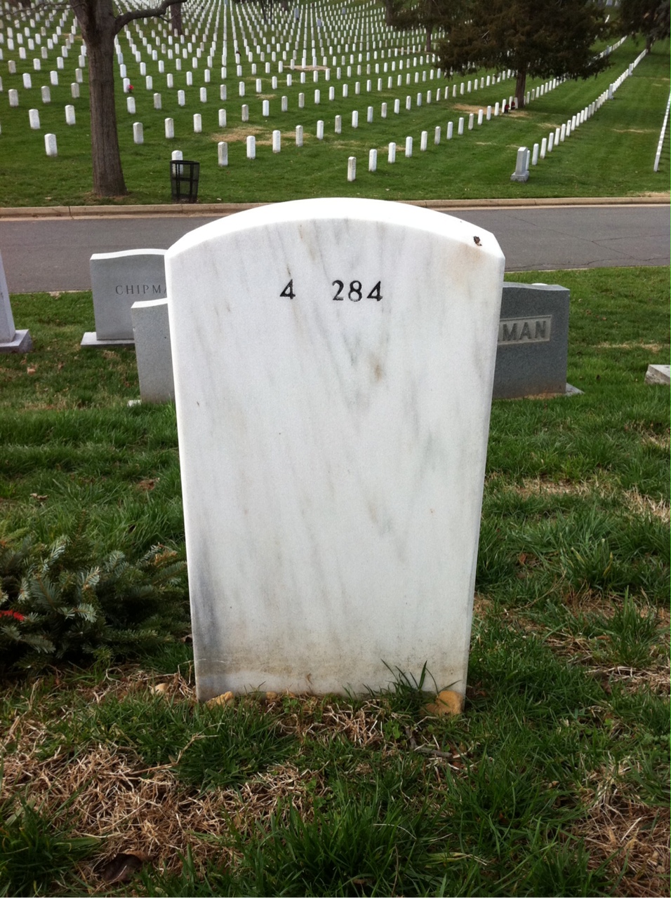 Back of headstone — Paul Dooley