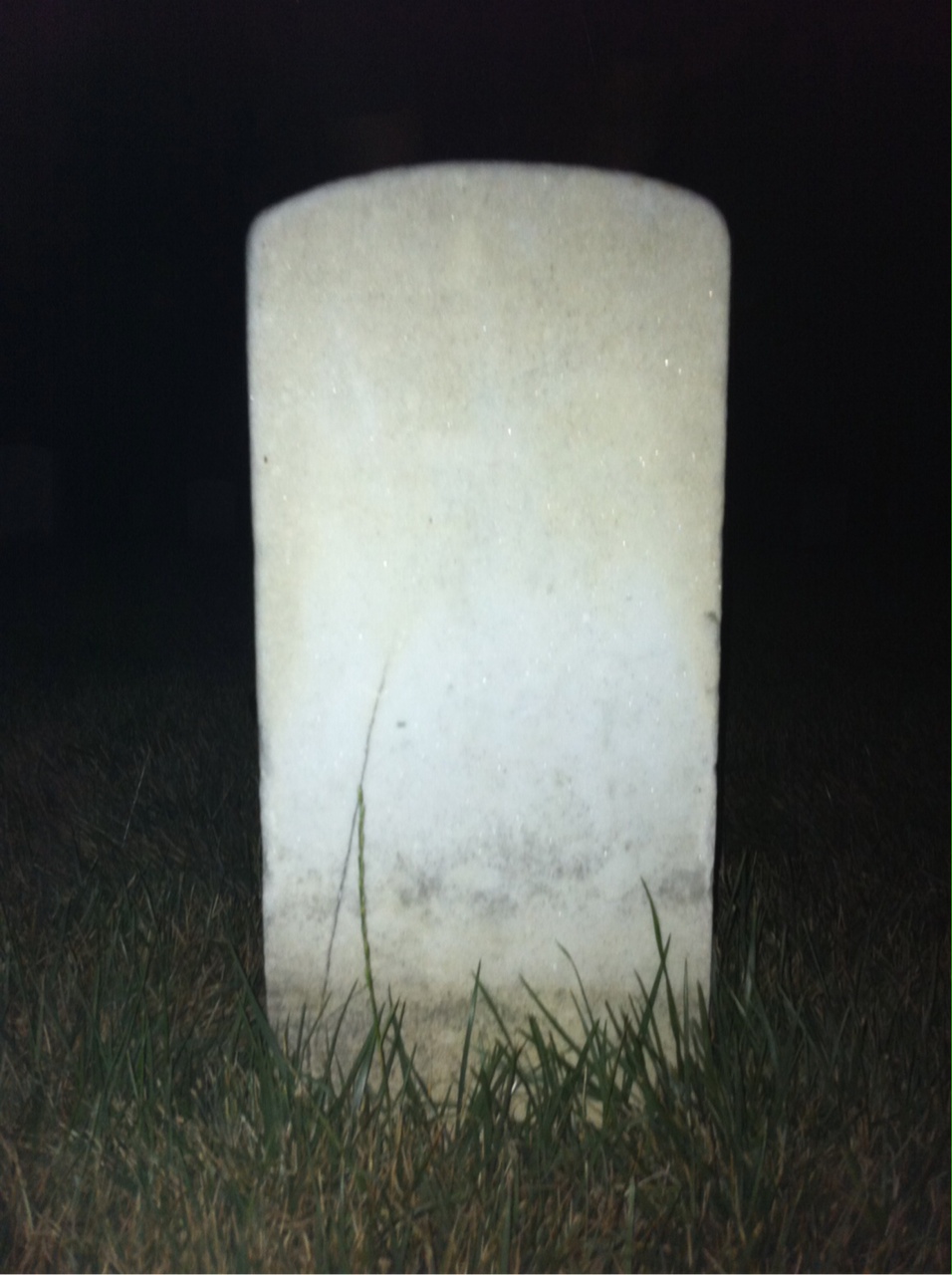 Back of headstone — Charles Morris