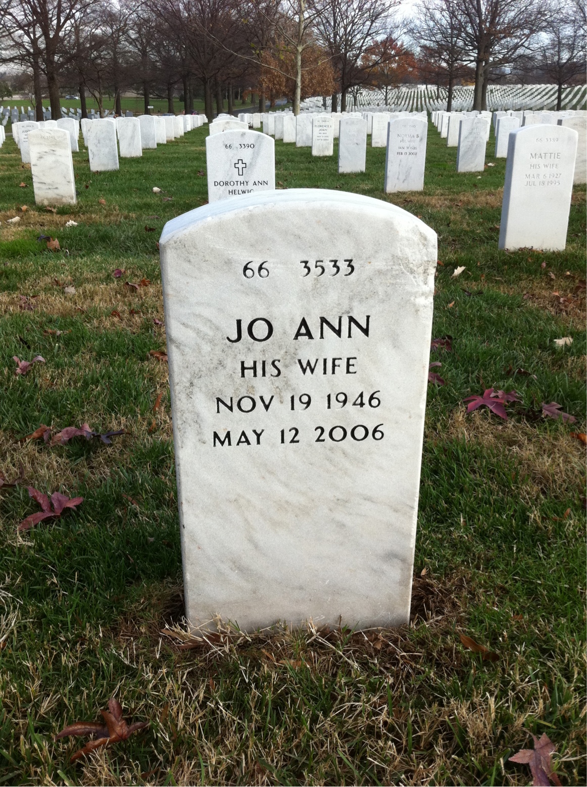 Back of headstone — Charlie Chambers