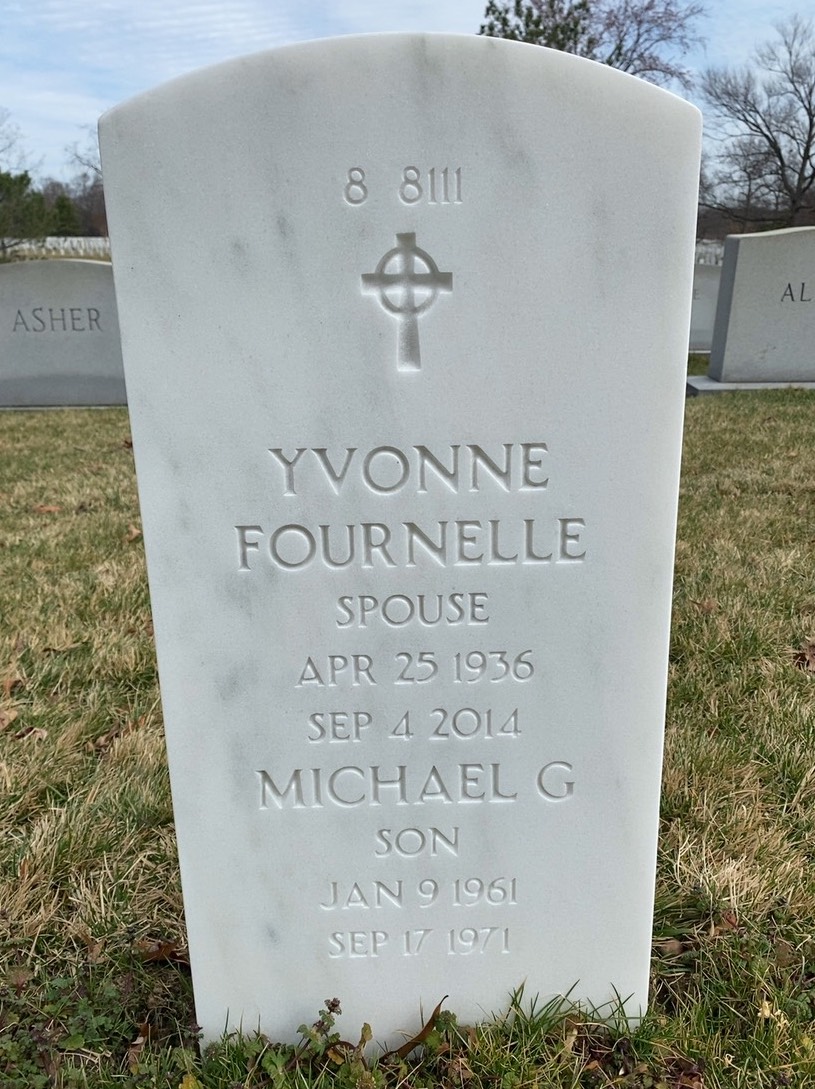 Back of headstone — Edward Mockler