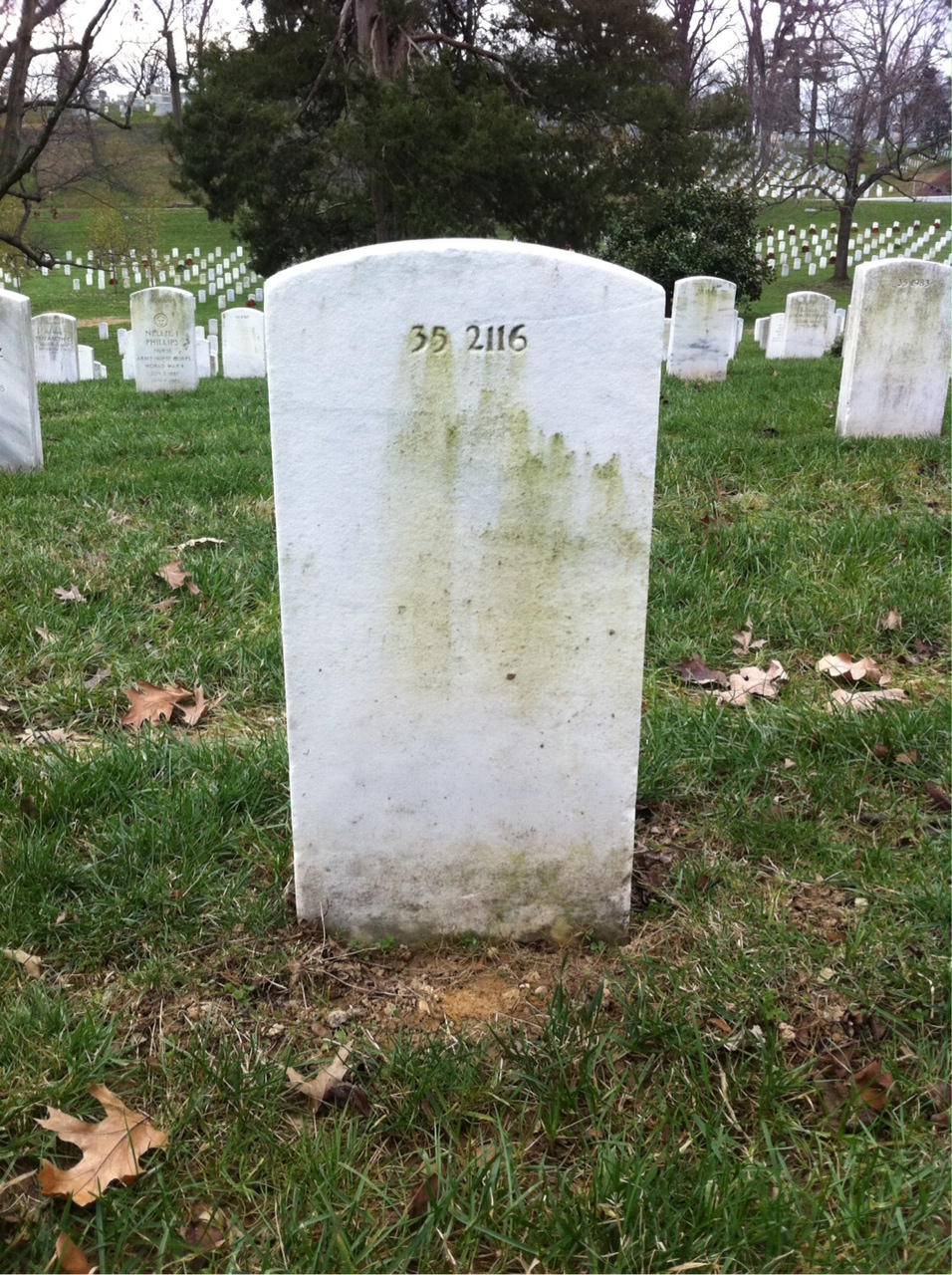 Back of headstone — Edmund Monk