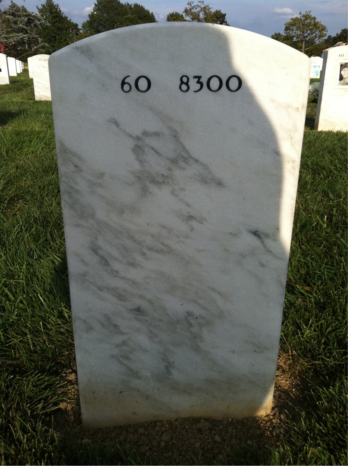 Back of headstone — Andrew Patten