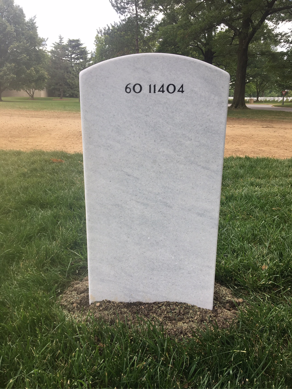 Back of headstone — Mark Rochetto De Alencar