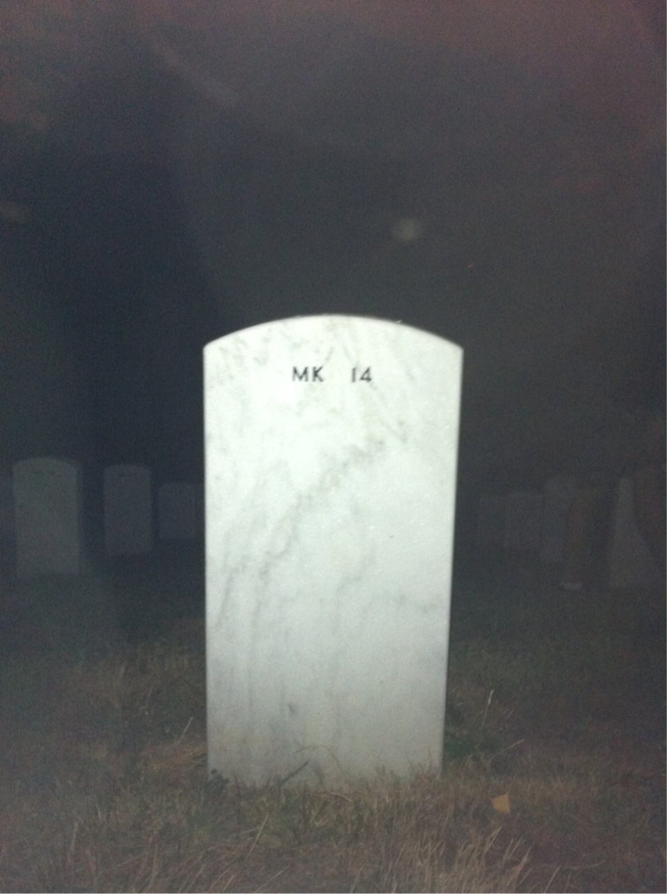 Back of headstone — Elton Stirling