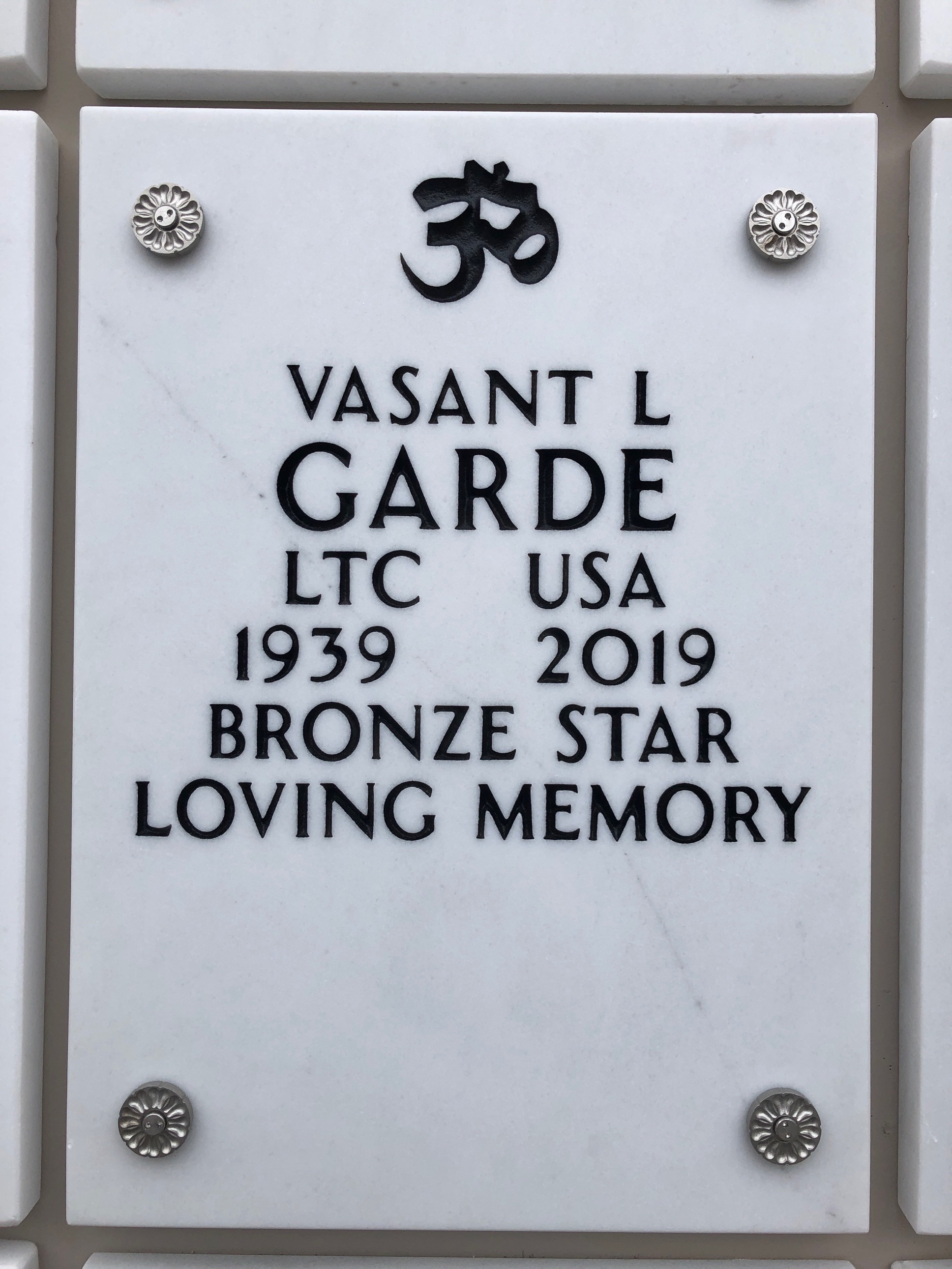Vasant L Garde