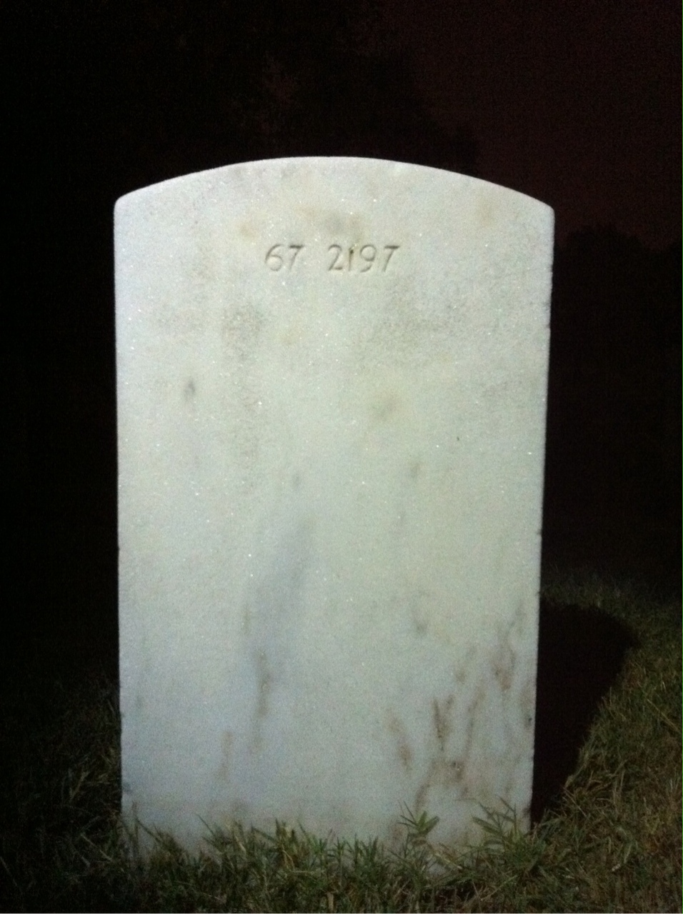 Back of headstone — Joseph Murray