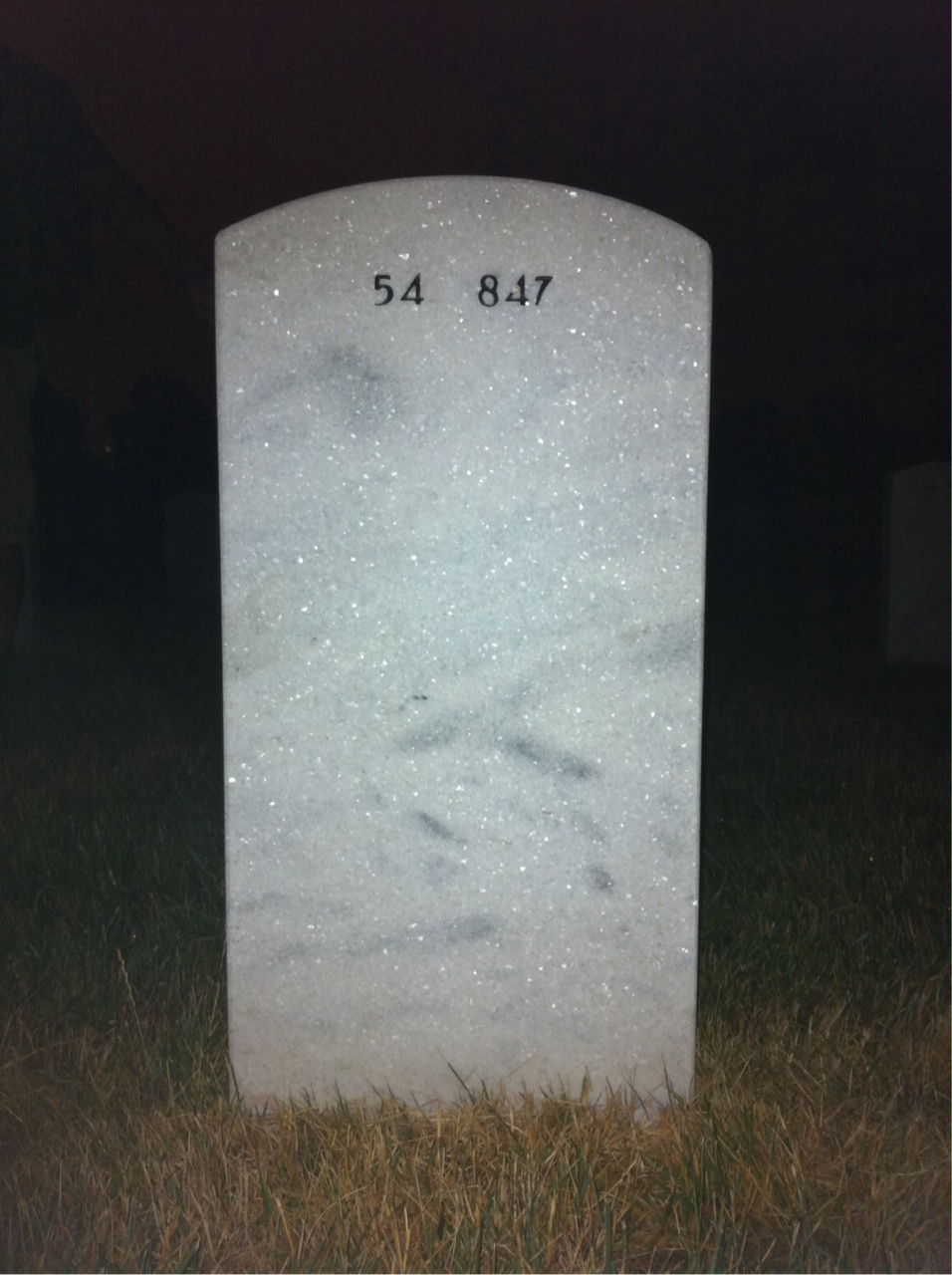 Back of headstone — Edward Huylebroeck