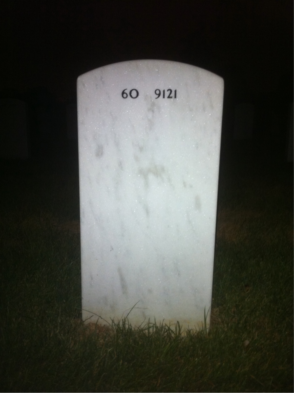 Back of headstone — Richard Litka