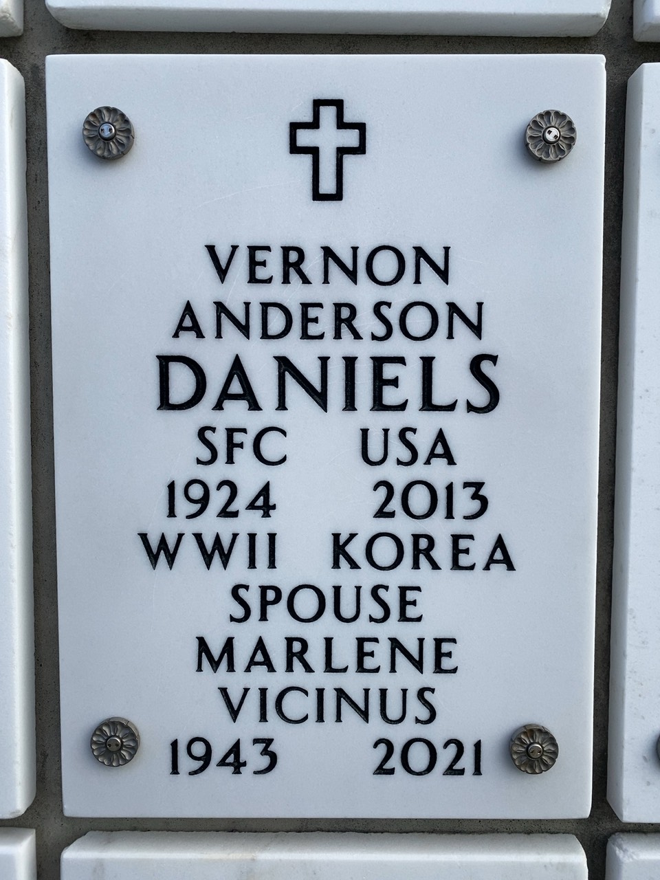 Vernon A Daniels